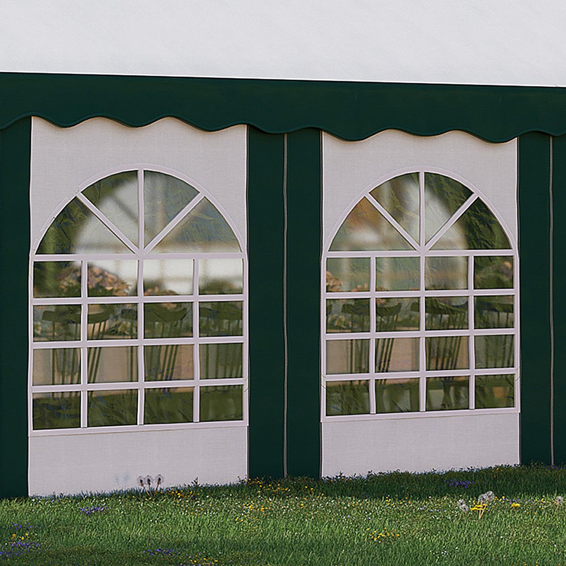 Outsunny 8x4m Party Gazebo: Spacious Marquee Tent - ALL4U RETAILER LTD