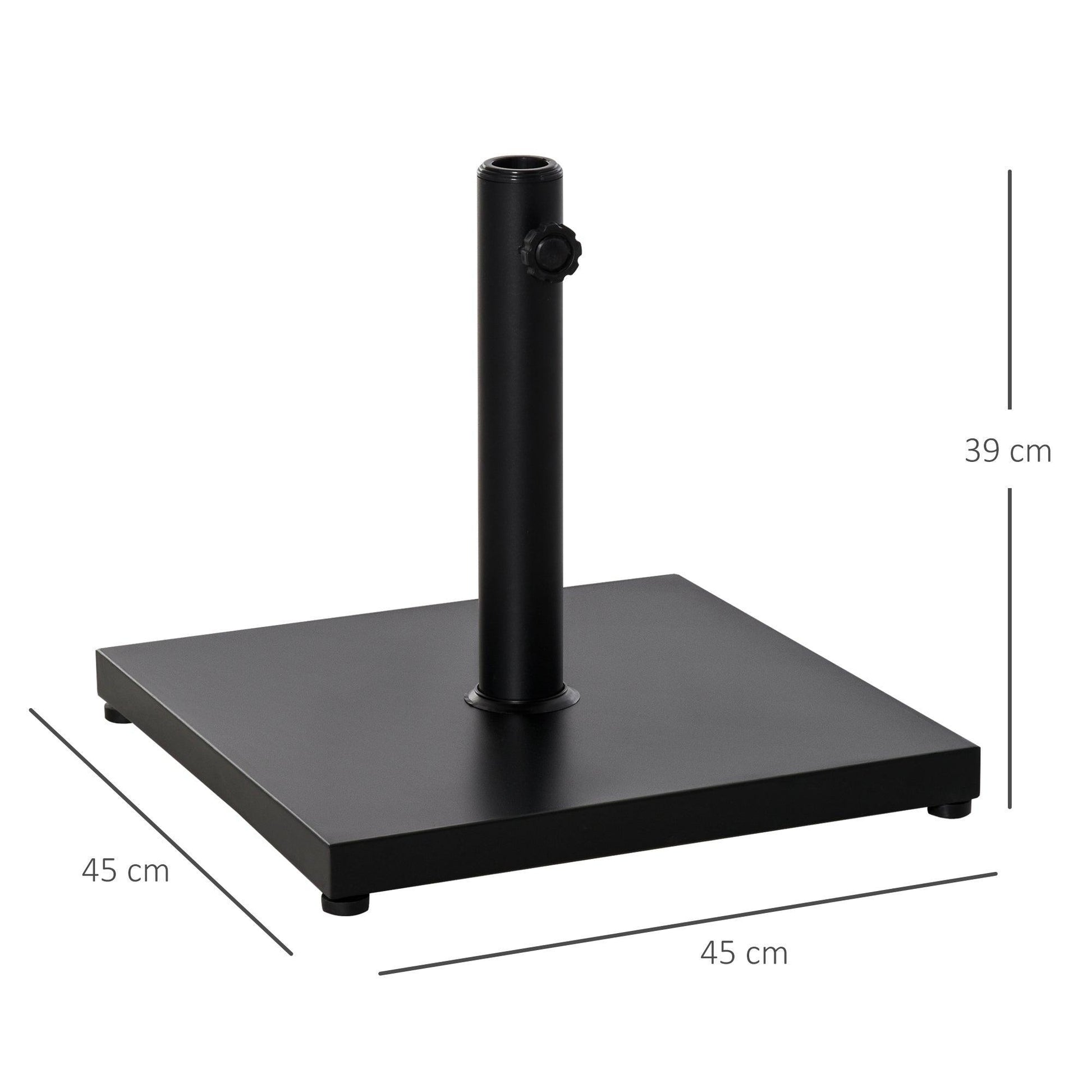 Outsunny Adjustable Umbrella Stand Base - ALL4U RETAILER LTD