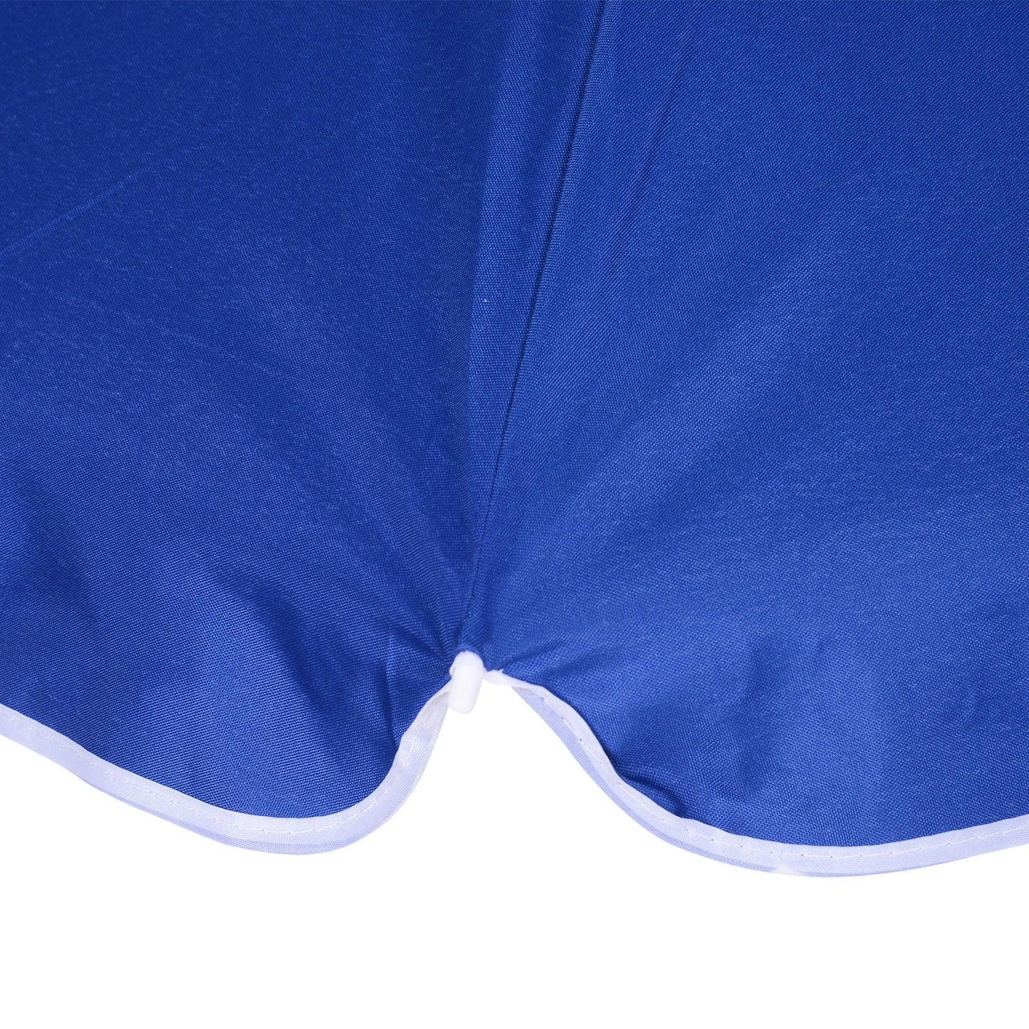 Outsunny Beach Parasol: 1.7m x 2m Blue - ALL4U RETAILER LTD