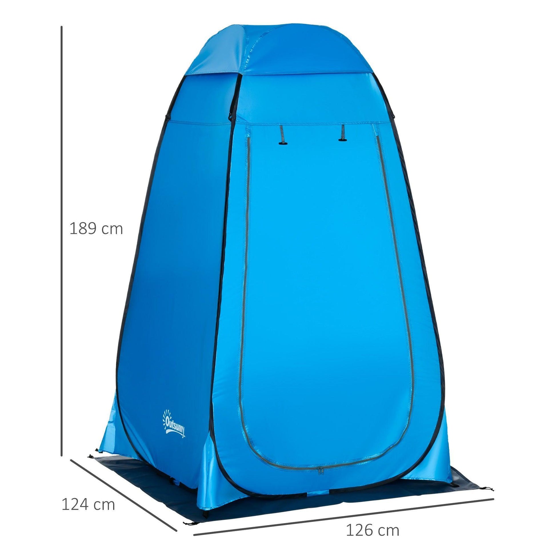 Outsunny Portable Camping Shower Tent for Outdoor Privacy - ALL4U RETAILER LTD