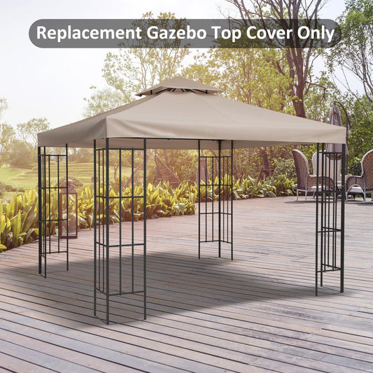 Outsunny Canopy Top Replacement - Beige (3x3m) - ALL4U RETAILER LTD