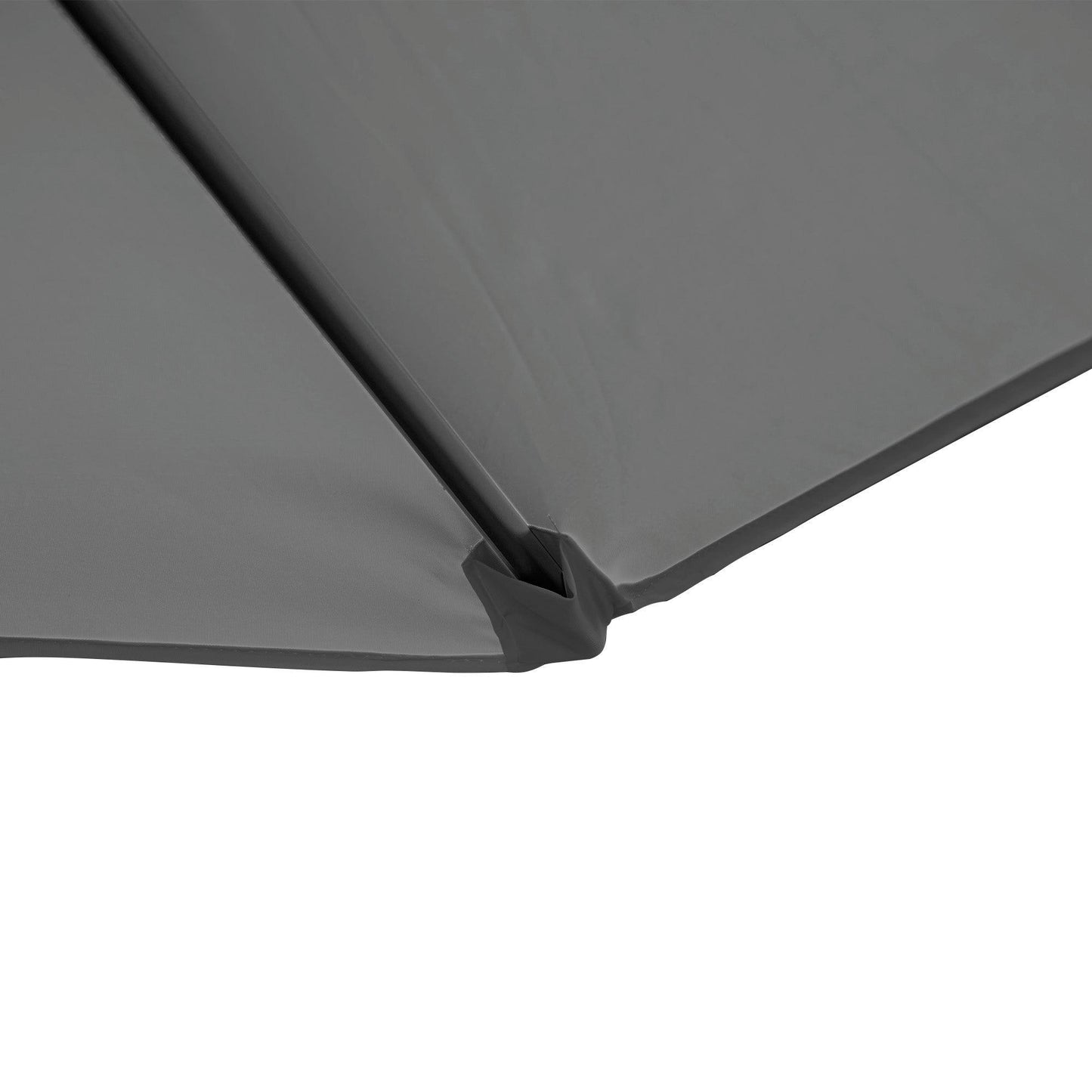 Outsunny Cantilever Garden Parasol - 2.5M, Dark Grey - ALL4U RETAILER LTD