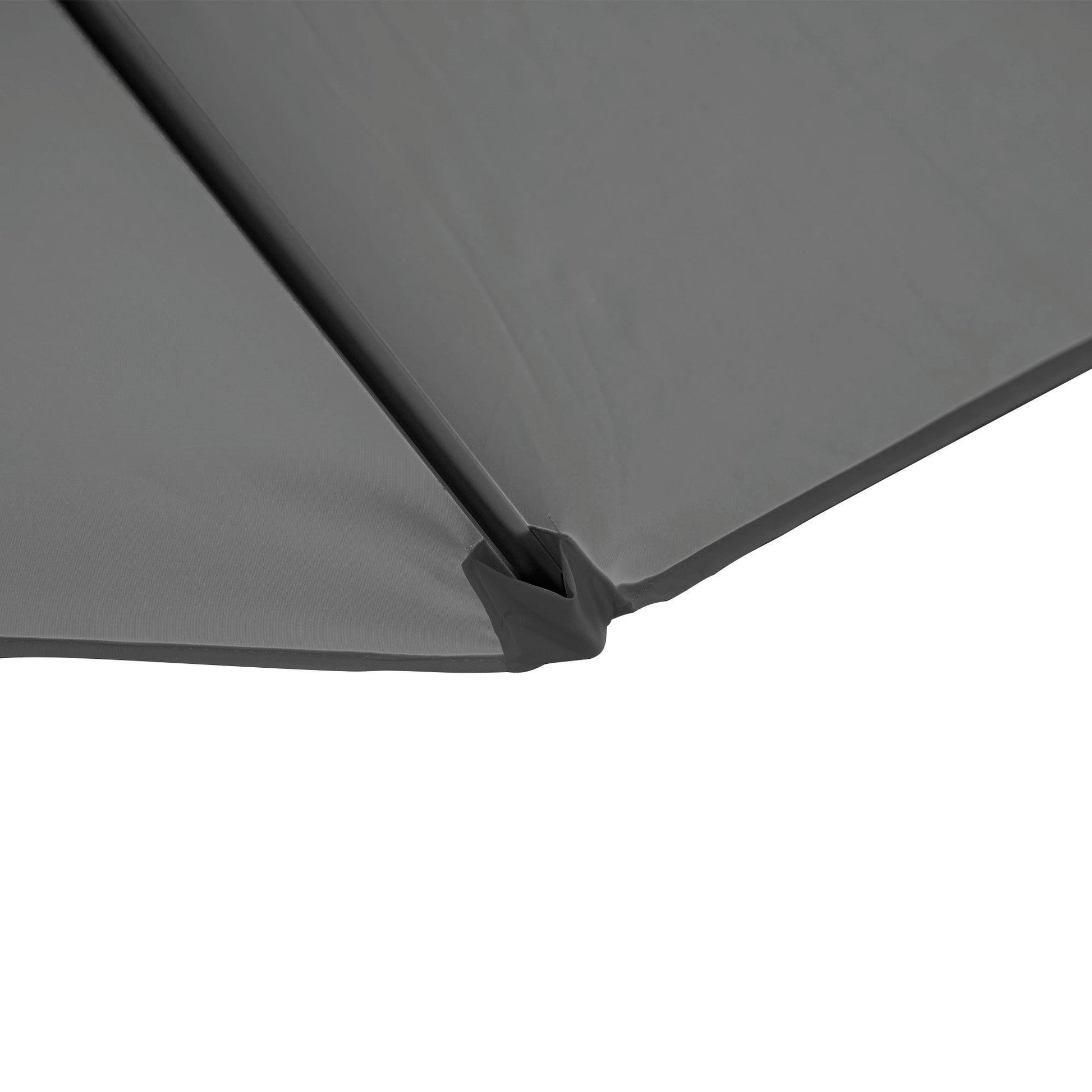 Outsunny Cantilever Garden Parasol - 2.5M, Dark Grey - ALL4U RETAILER LTD