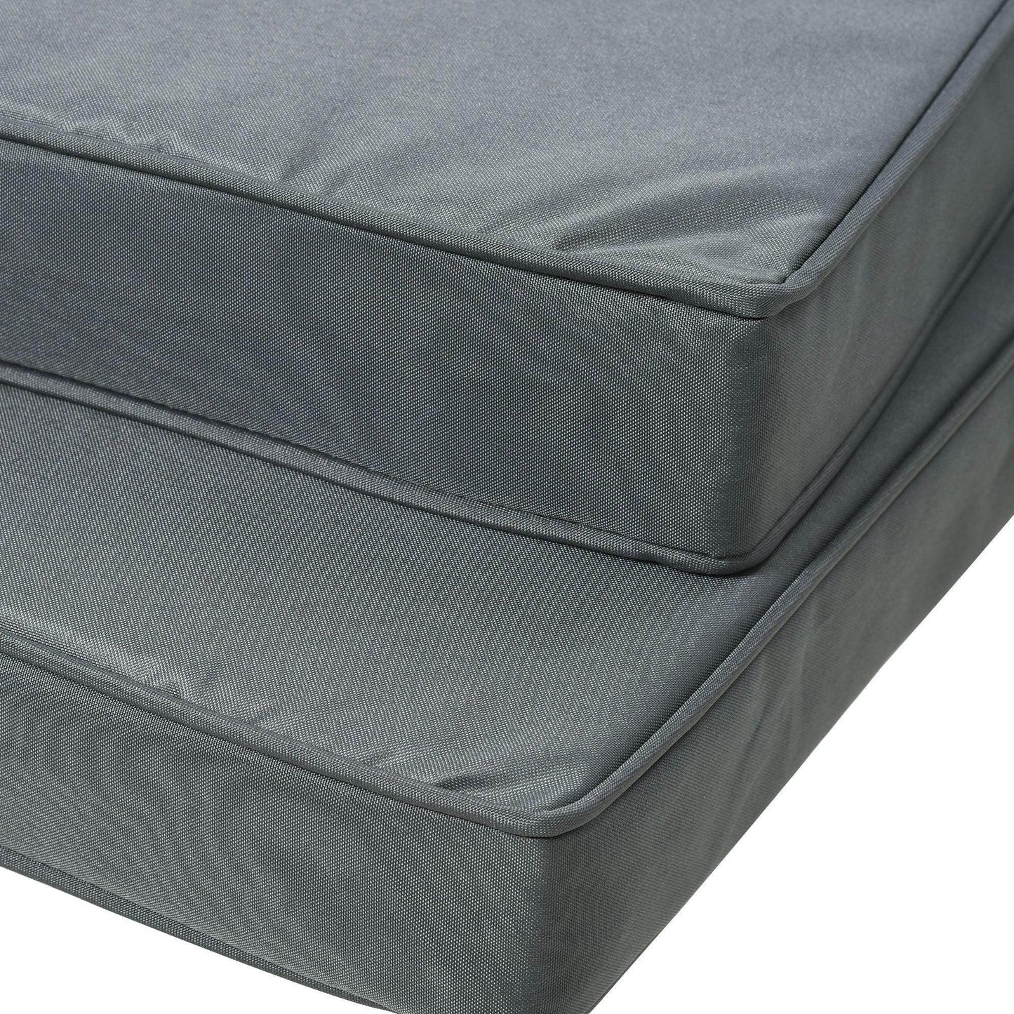 Outsunny Chair Cushions, 45x45cm, Dark Grey - ALL4U RETAILER LTD