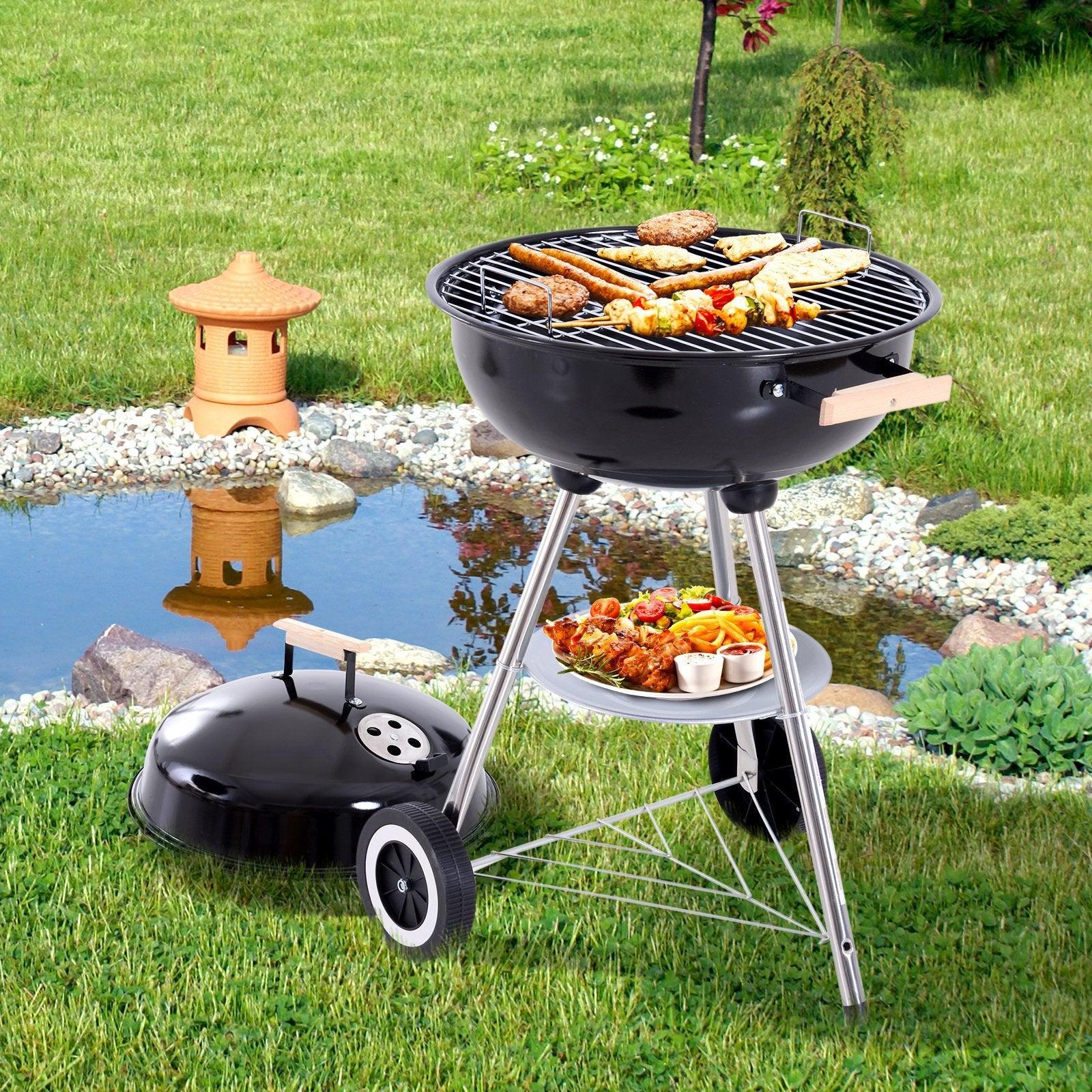 Outsunny Charcoal Grill - Portable Outdoor BBQ - ALL4U RETAILER LTD