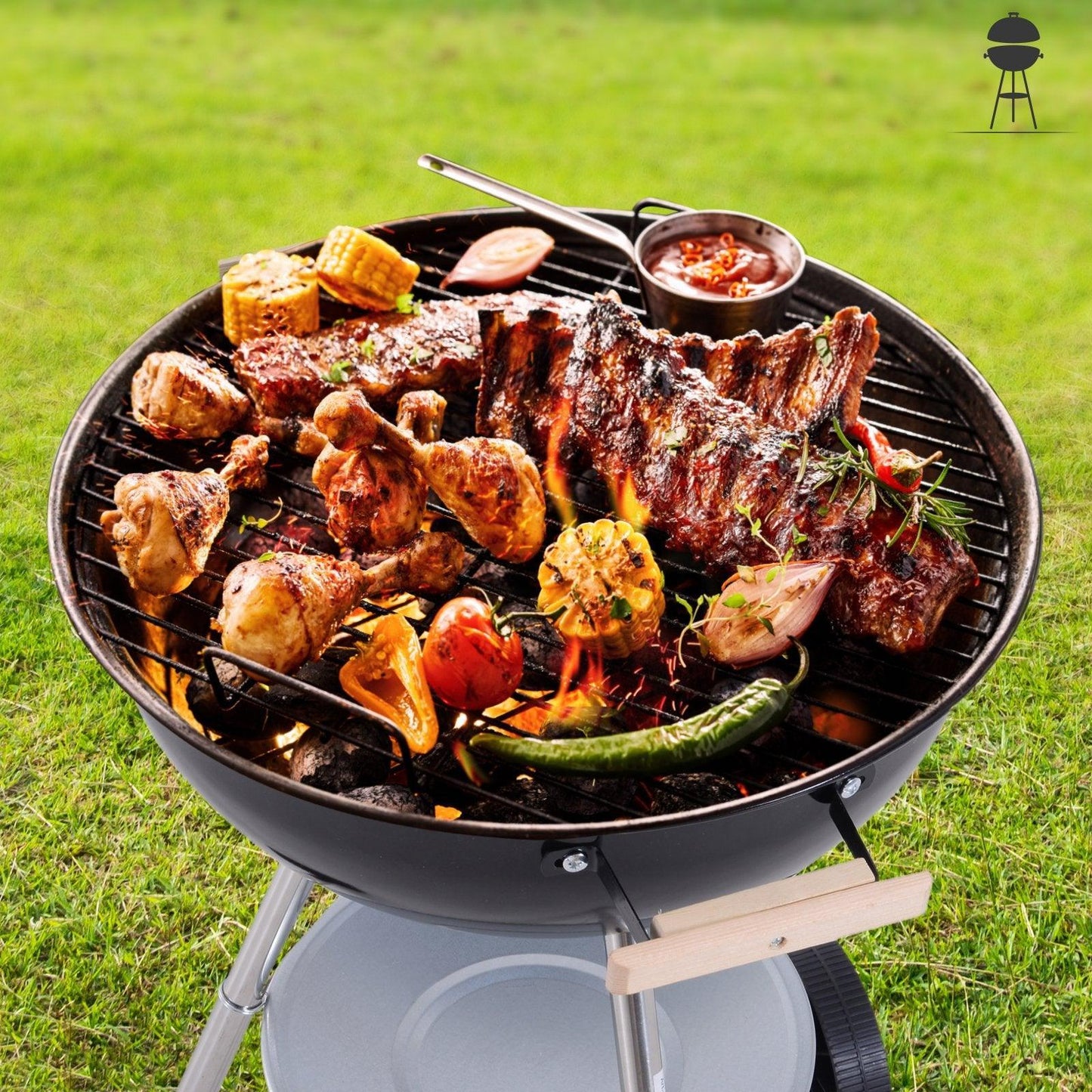 Outsunny Charcoal Grill - Portable Outdoor BBQ - ALL4U RETAILER LTD