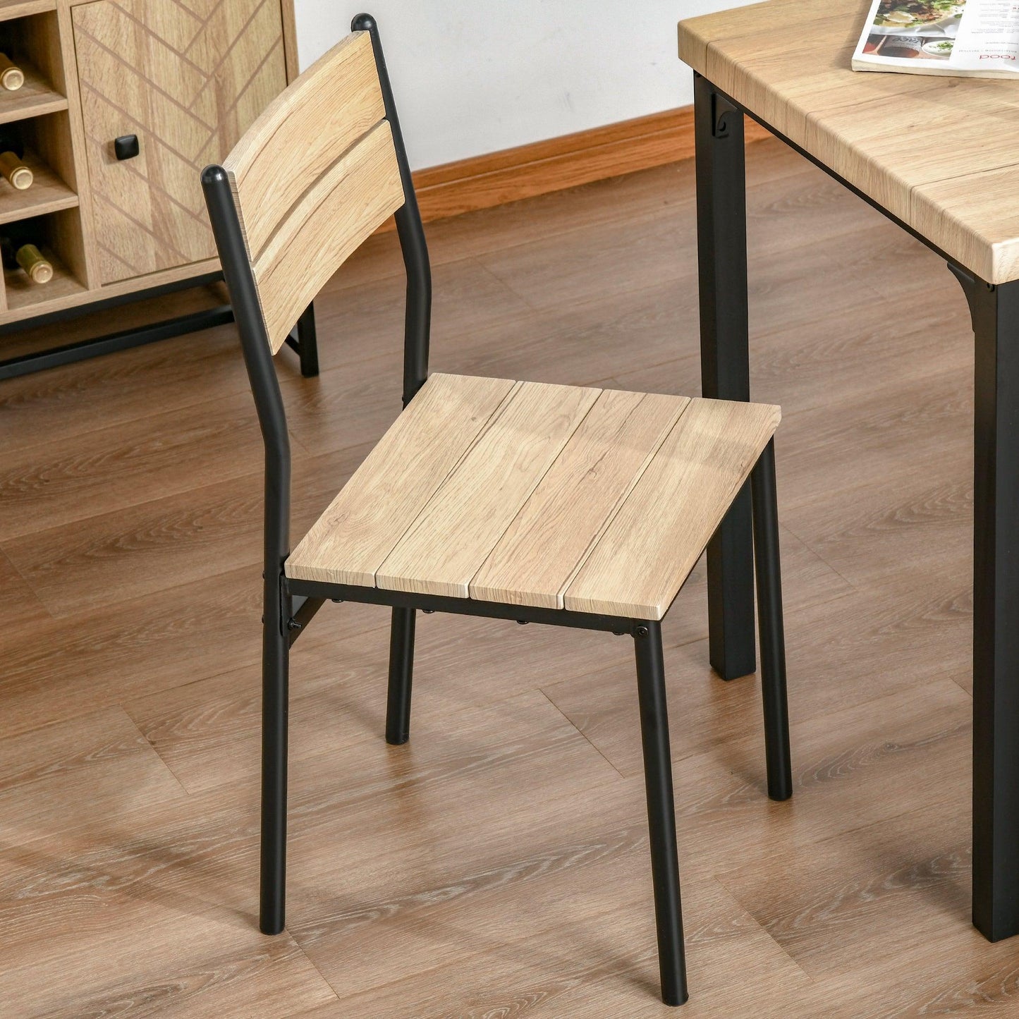 Outsunny Compact Dining Set with 2 Chairs - Modern Home Furniture - ALL4U RETAILER LTD
