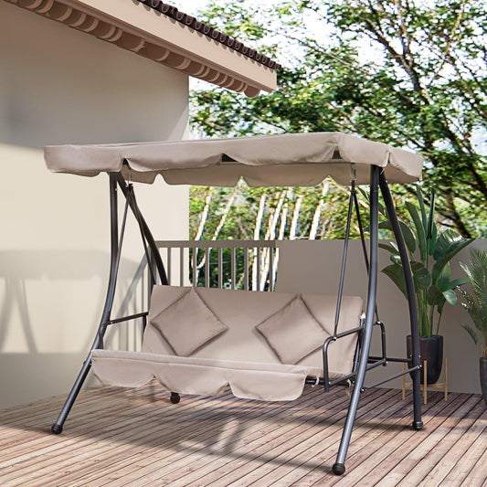 Outsunny Convertible Patio Swing Lounger - ALL4U RETAILER LTD