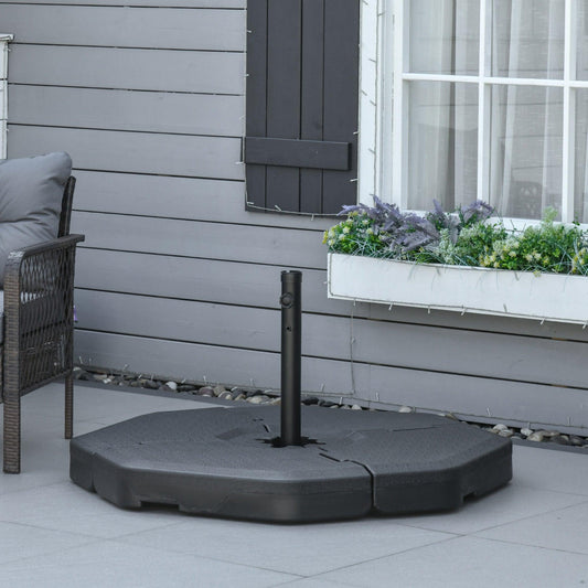 Outsunny Detachable Patio Umbrella Base - Easy & Sturdy - ALL4U RETAILER LTD