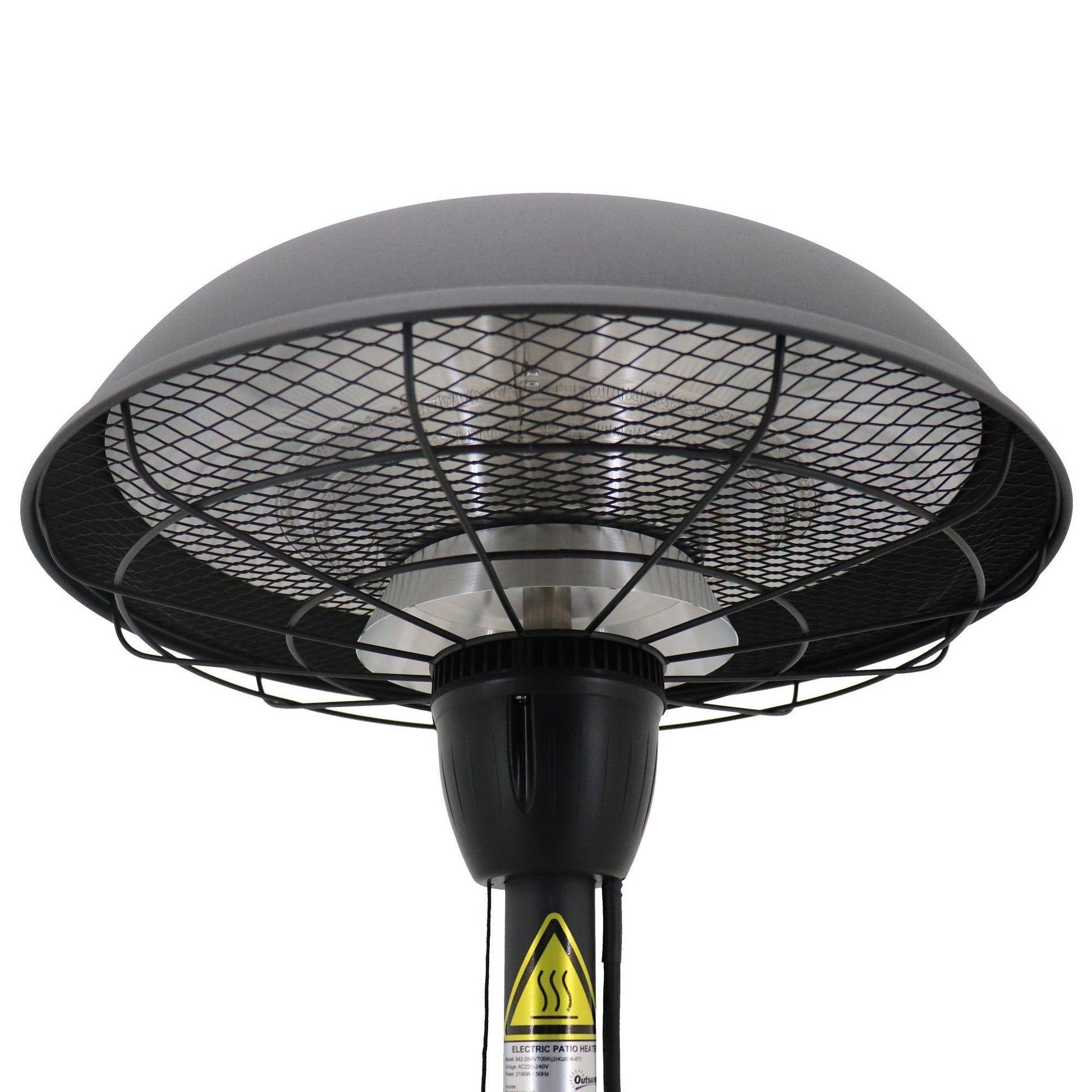 Outsunny Electric Patio Heater - Powerful & Weather Resistant - ALL4U RETAILER LTD