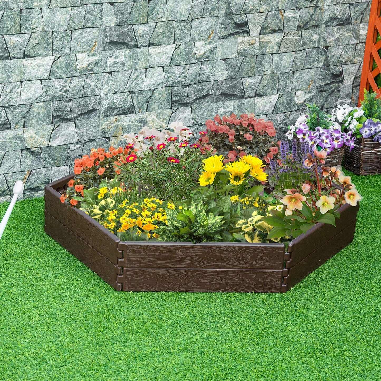 Outsunny Elevated Planter Box Kit - ALL4U RETAILER LTD