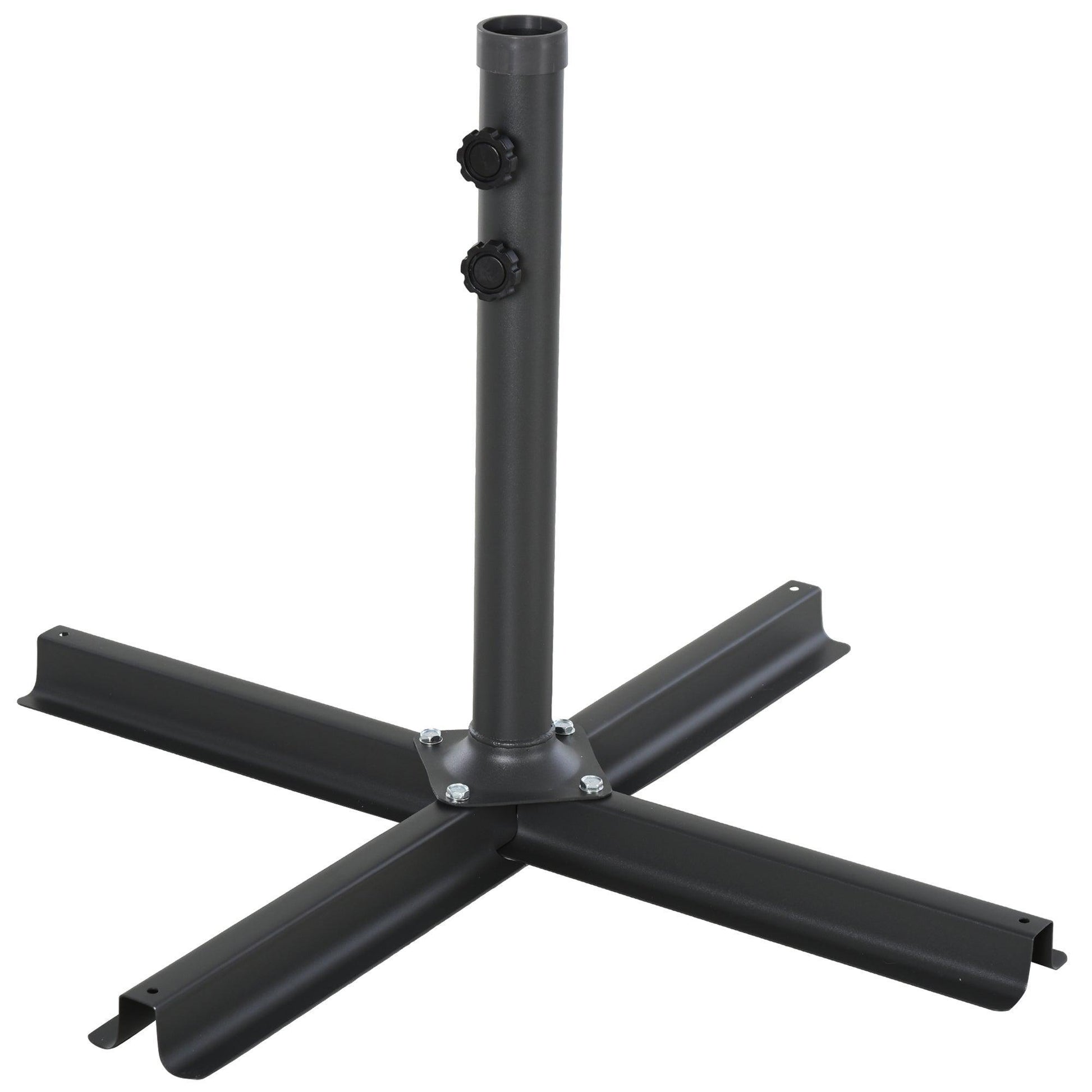 Outsunny Fillable Umbrella Base - Black - ALL4U RETAILER LTD