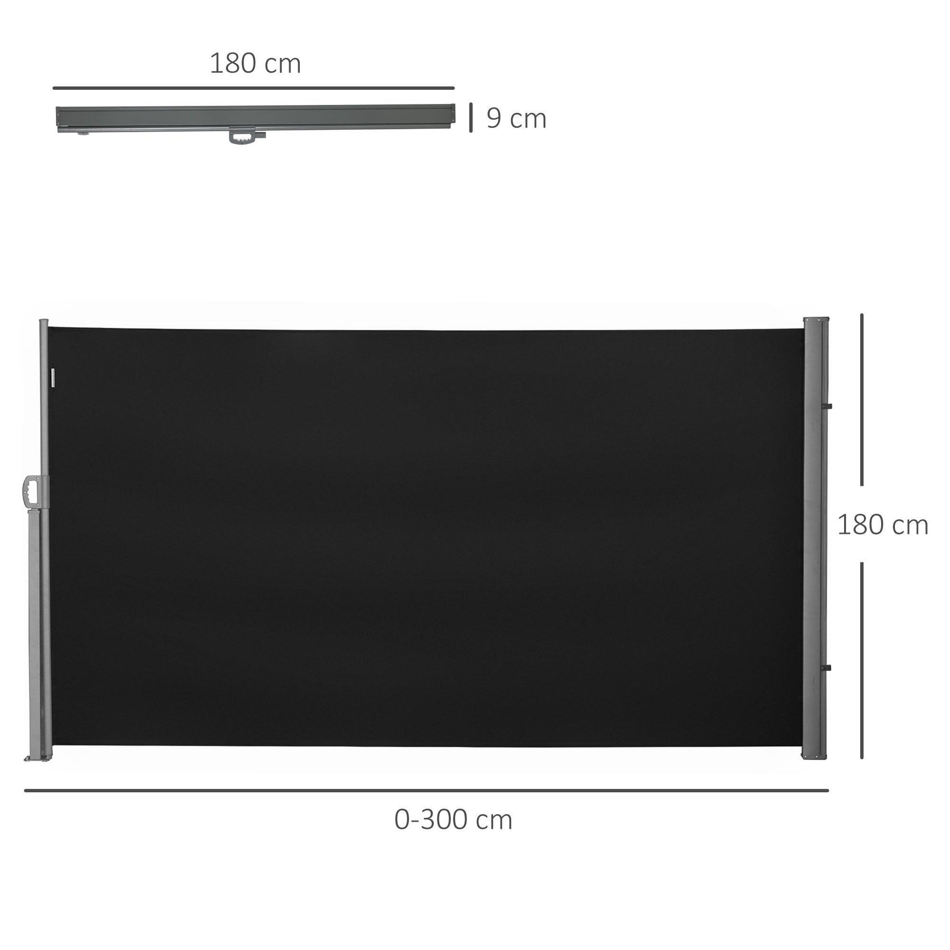 Outsunny Garden Fence Screen - Privacy Divider - ALL4U RETAILER LTD