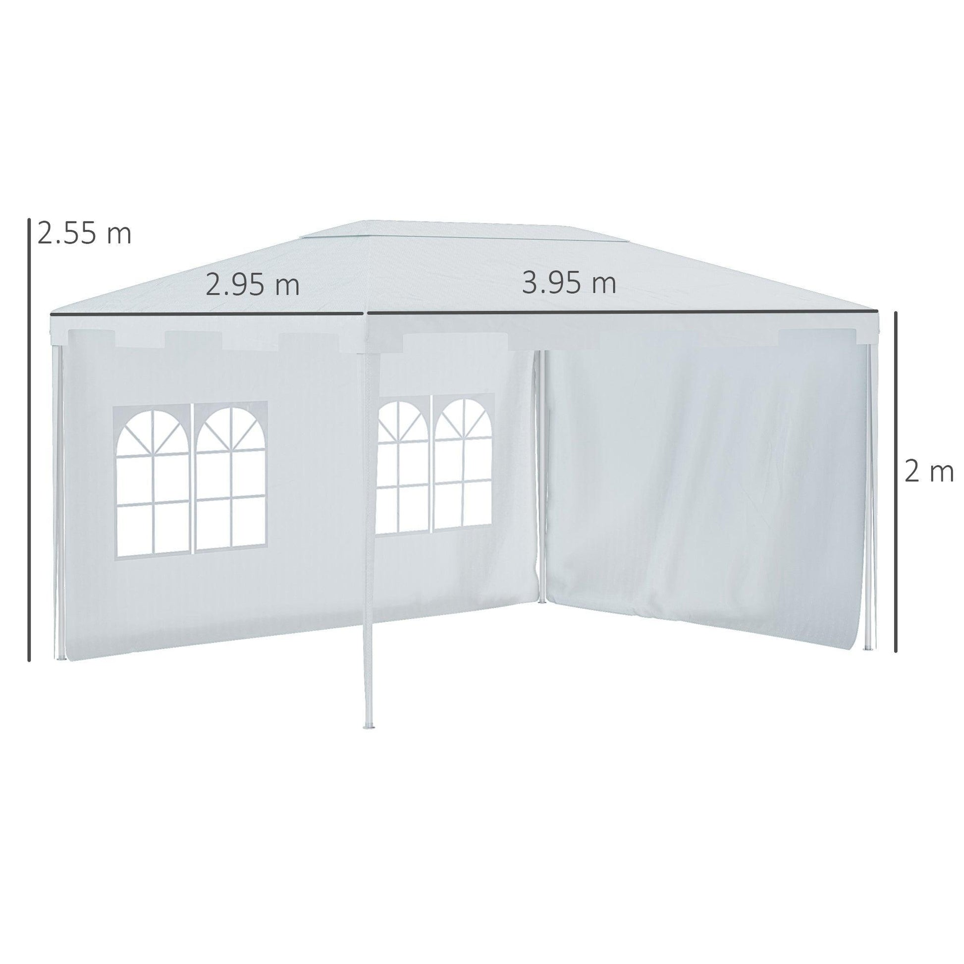 Outsunny Garden Gazebo: Elegant Outdoor Shelter - ALL4U RETAILER LTD