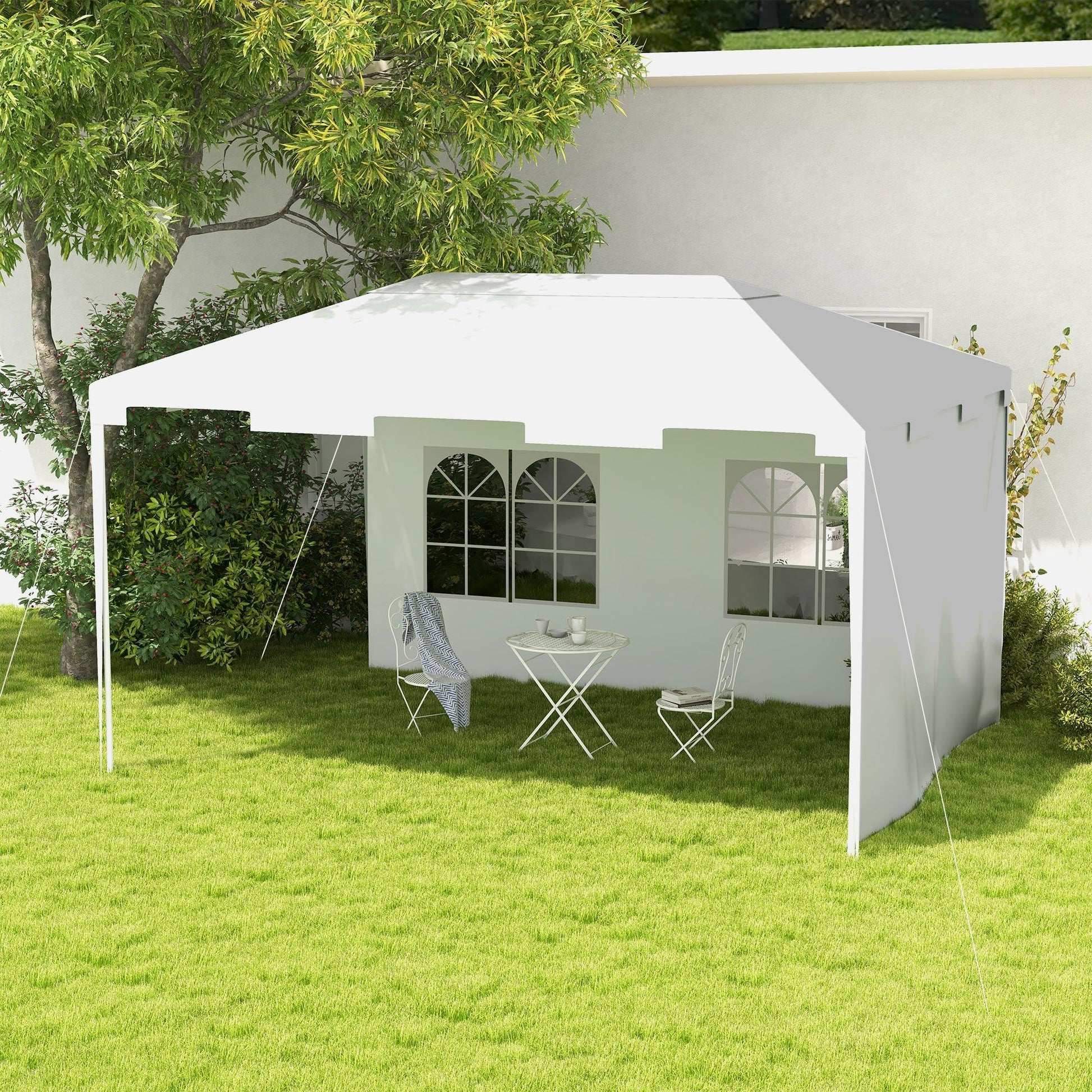 Outsunny Garden Gazebo: Elegant Outdoor Shelter - ALL4U RETAILER LTD