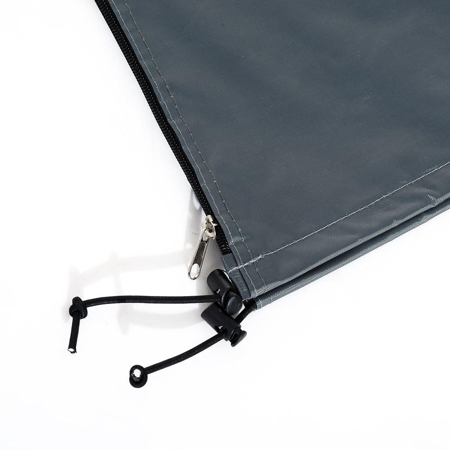 Outsunny Waterproof Garden Umbrella Cover - Grey - ALL4U RETAILER LTD