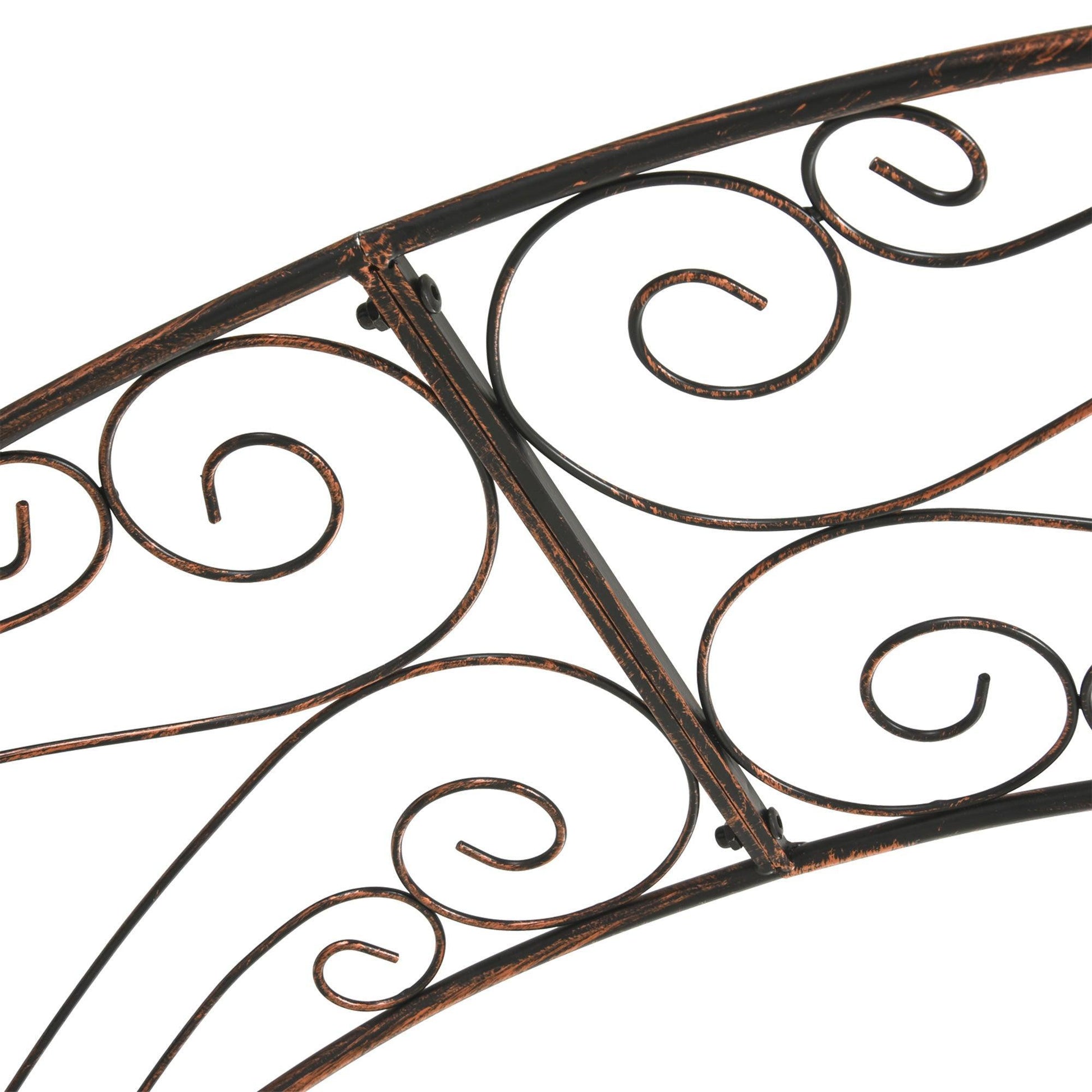 Outsunny Garden Rose Arch Arbour Trellis: Elegant & Strong - ALL4U RETAILER LTD