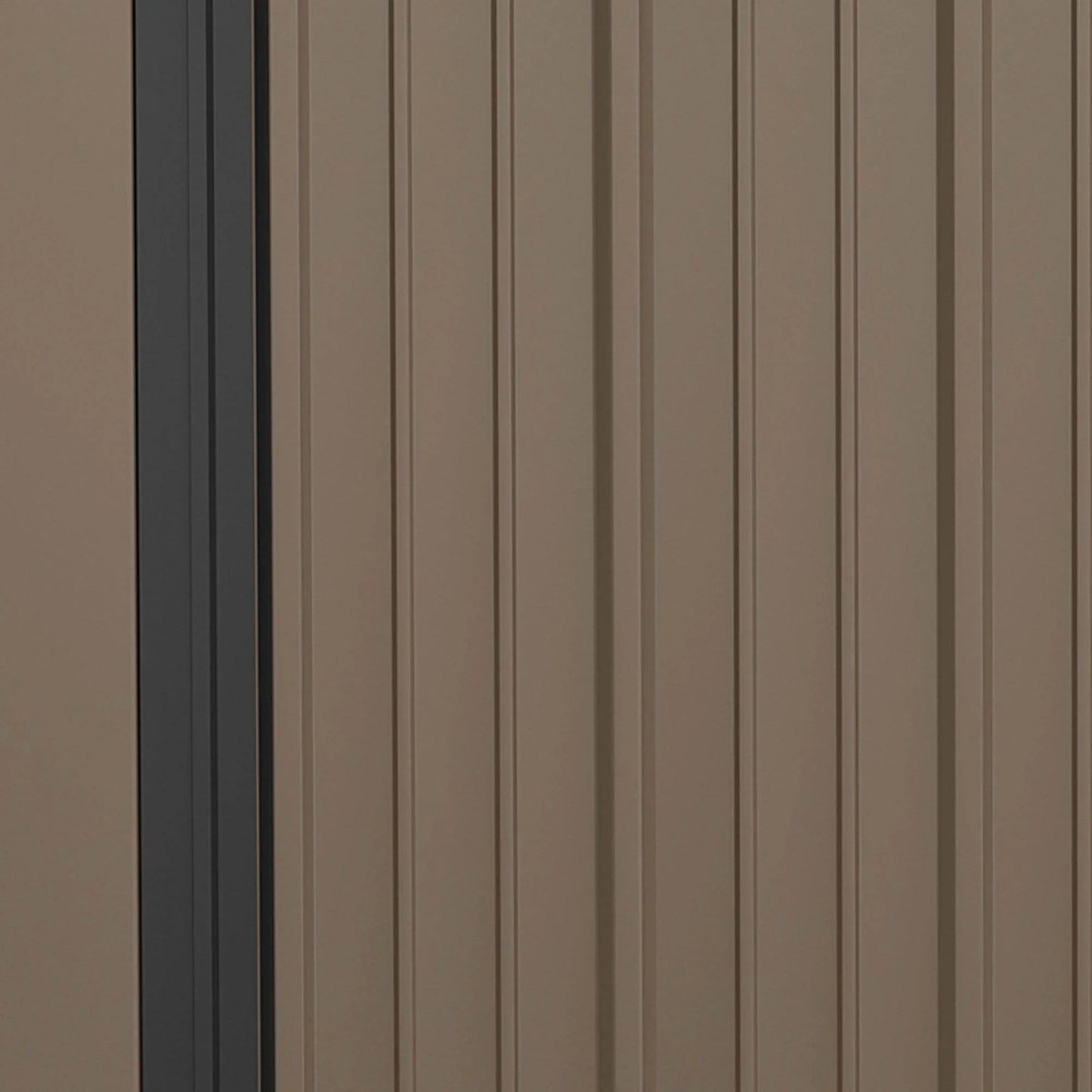 Outsunny Garden Storage Shed - Lockable Door, Brown - ALL4U RETAILER LTD