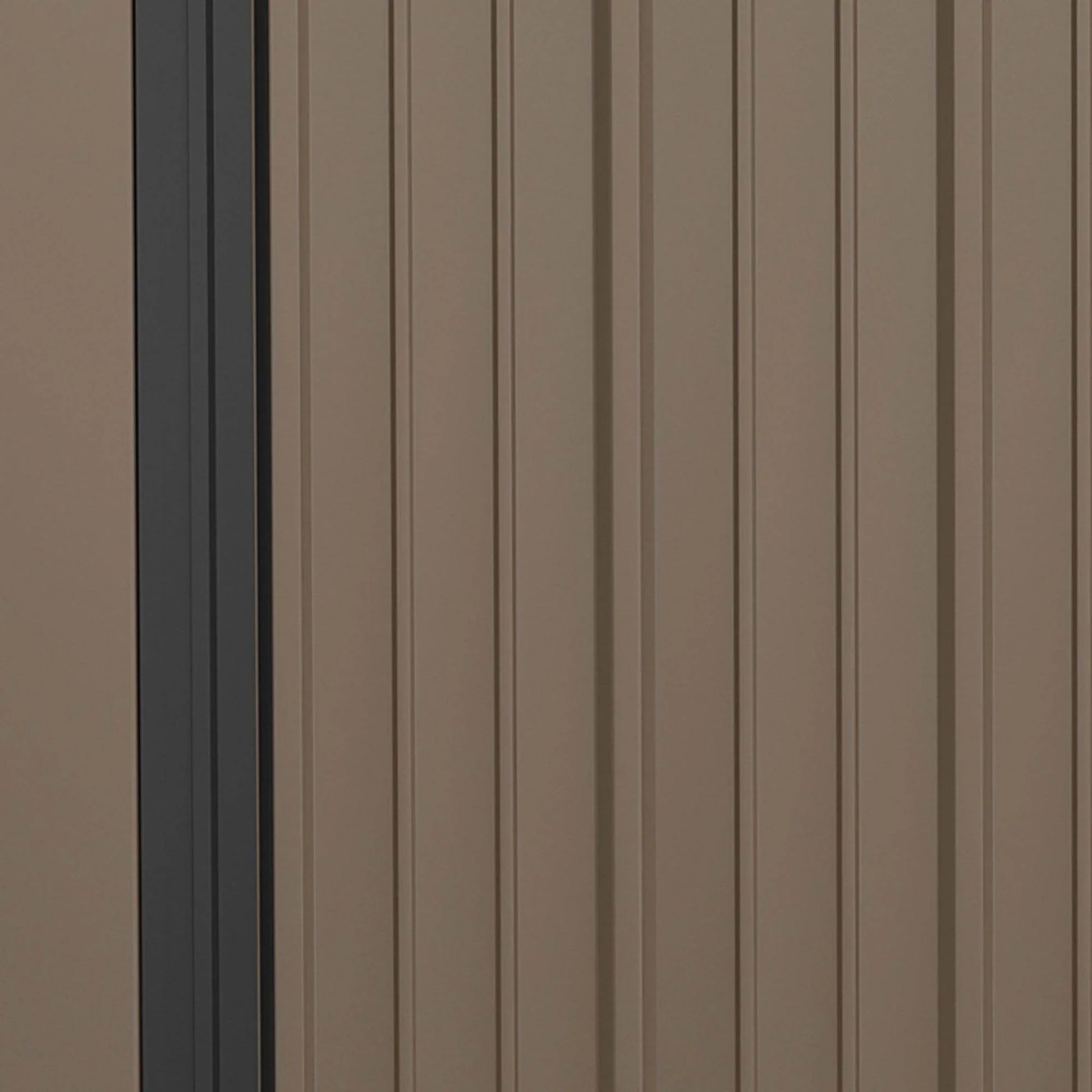 Outsunny Garden Storage Shed - Lockable Door, Brown - ALL4U RETAILER LTD