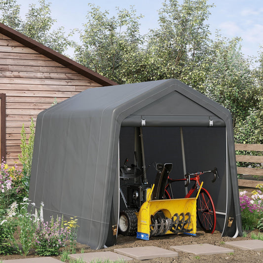 Outsunny Garden Storage Tent: Heavy-Duty Bike Shed - ALL4U RETAILER LTD