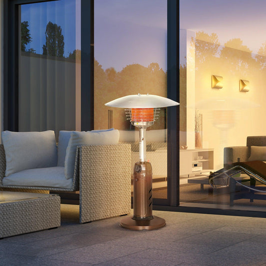 Outsunny Gas Patio Heater with Tip-over Protection - ALL4U RETAILER LTD
