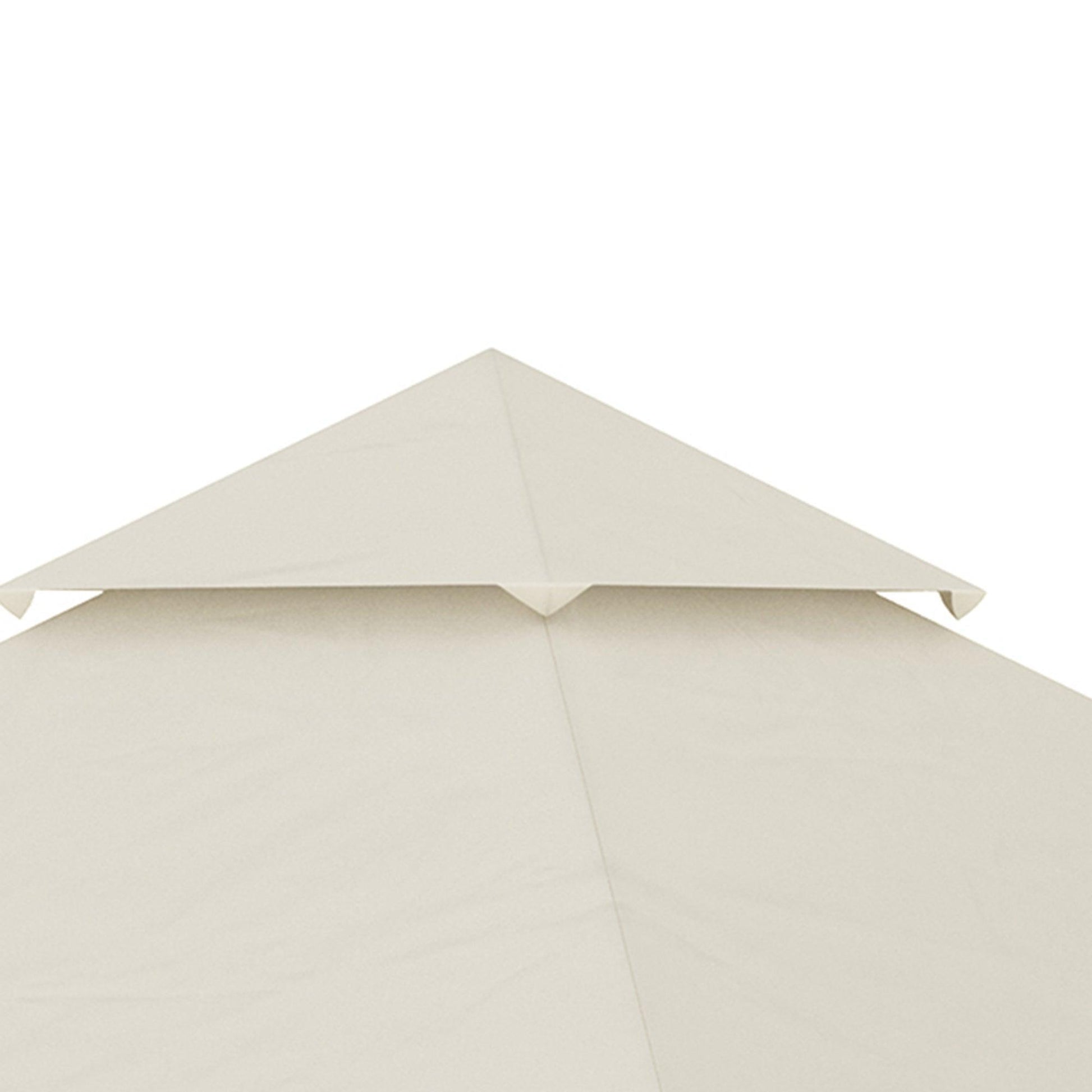 Outsunny Gazebo Replacement Cover, Cream White - ALL4U RETAILER LTD