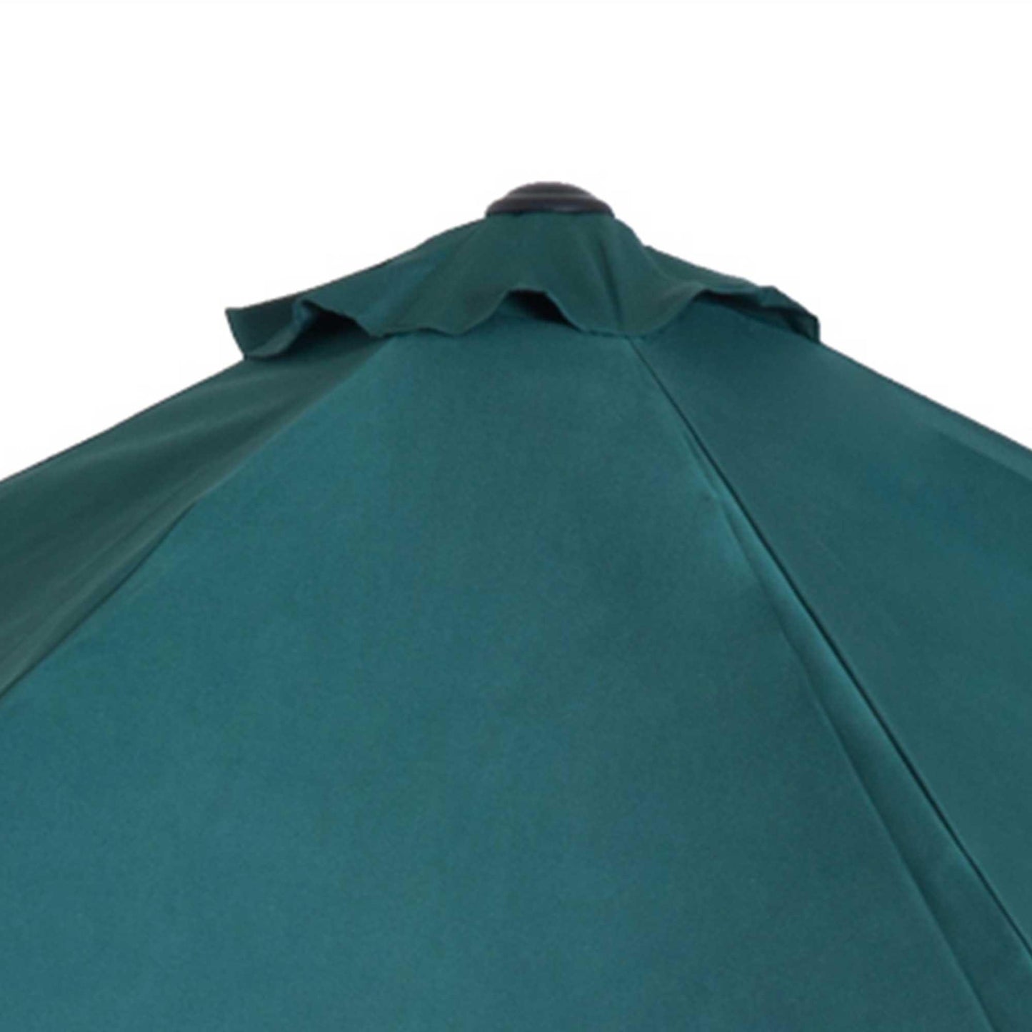 Outsunny Green Balcony Umbrella - 2.7m Half Parasol - ALL4U RETAILER LTD