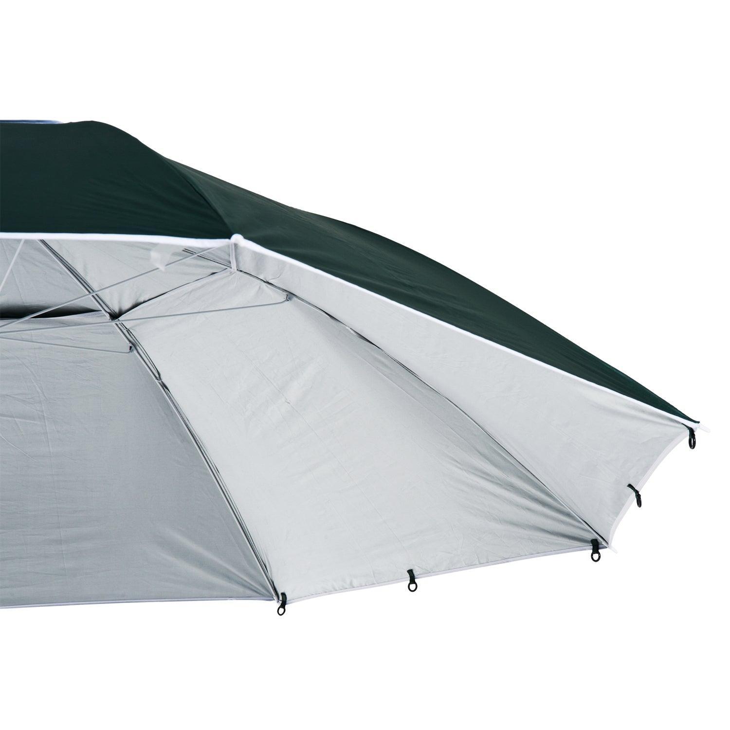 Outsunny Green Beach Umbrella - All-Weather - ALL4U RETAILER LTD