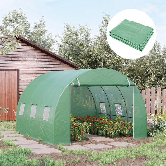 Outsunny Greenhouse Cover - Winter PE Replacement for 3x3x2m Tunnel - ALL4U RETAILER LTD