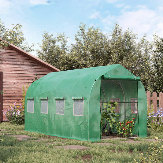 Outsunny Greenhouse with Windows & Door - ALL4U RETAILER LTD