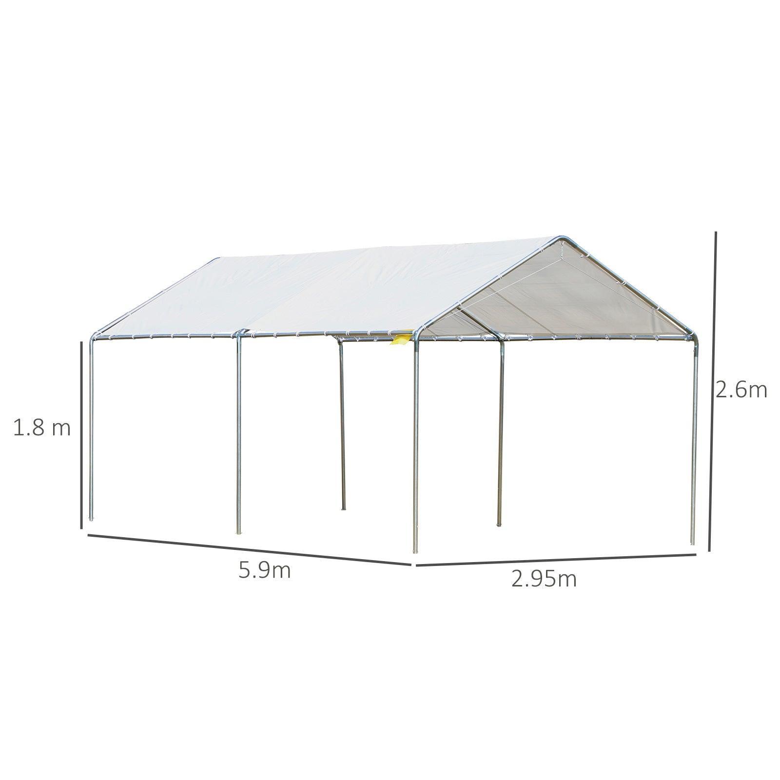 Outsunny Heavy Duty Carport Garage - Waterproof - ALL4U RETAILER LTD