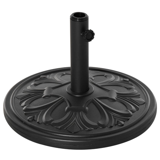 Outsunny Heavy Duty Umbrella Base: Classic Round Cement Stand - ALL4U RETAILER LTD