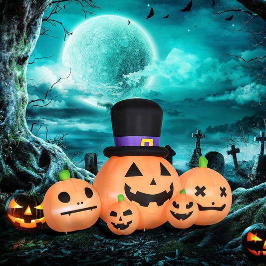 Outsunny Inflatable Halloween Pumpkin Display - ALL4U RETAILER LTD