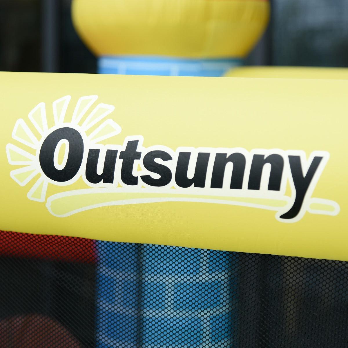 Outsunny Kids Inflatable Bounce Castle 4-in-1 - Perfect for Ages 3-10 - ALL4U RETAILER LTD