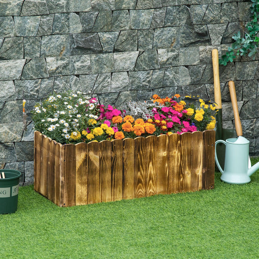 Outsunny Large Garden Planter Box - 80L - ALL4U RETAILER LTD