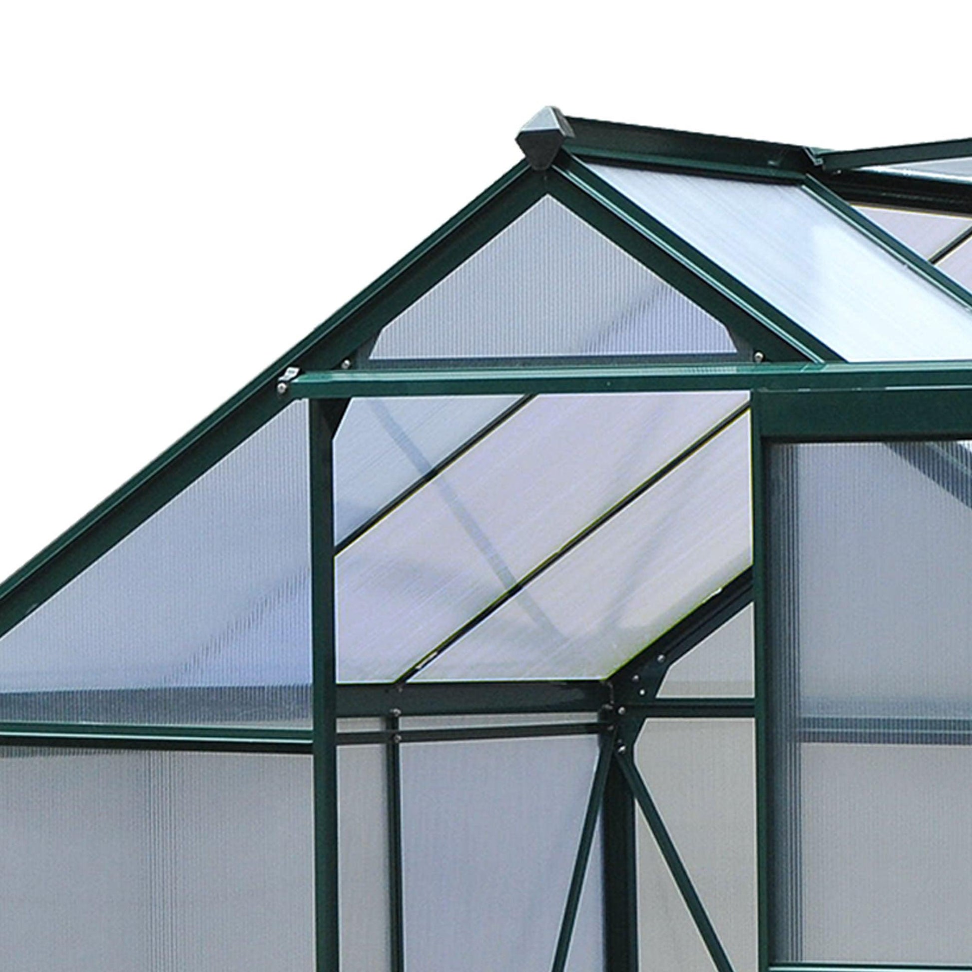 Outsunny 6x6ft Greenhouse with Slide Door - Durable and Spacious - ALL4U RETAILER LTD