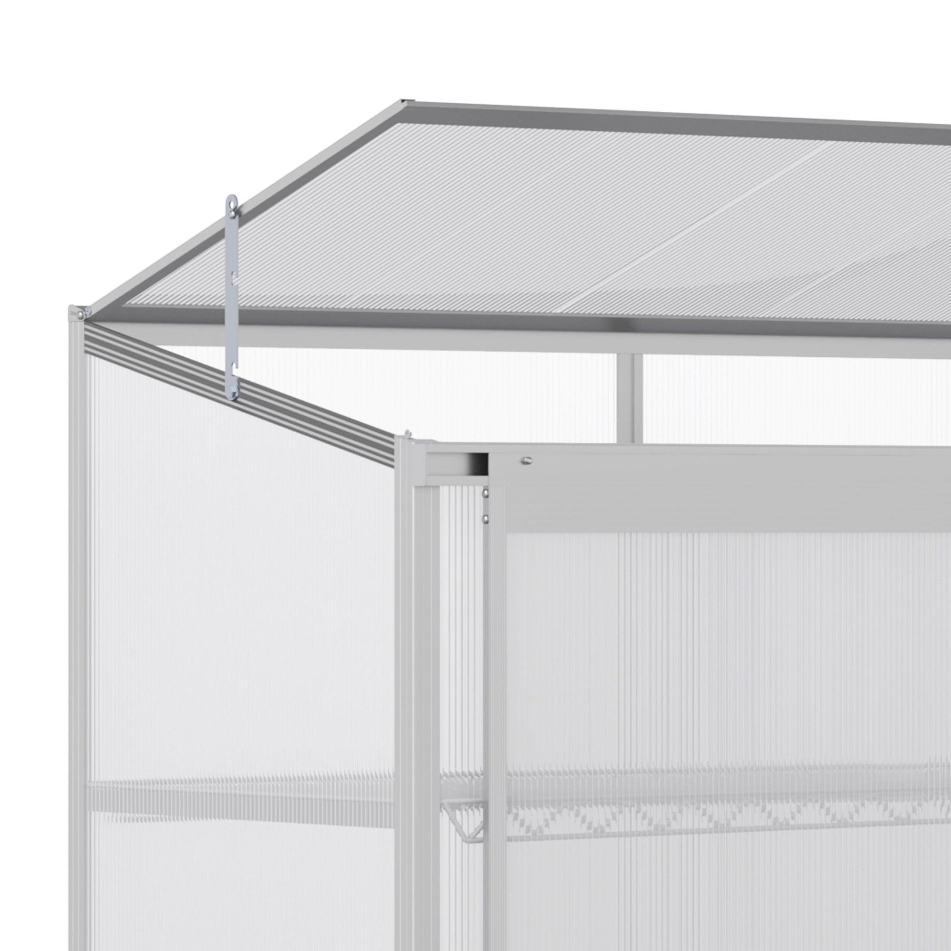 Outsunny Mini Greenhouse - Openable Roof, Polycarbonate Panels - ALL4U RETAILER LTD