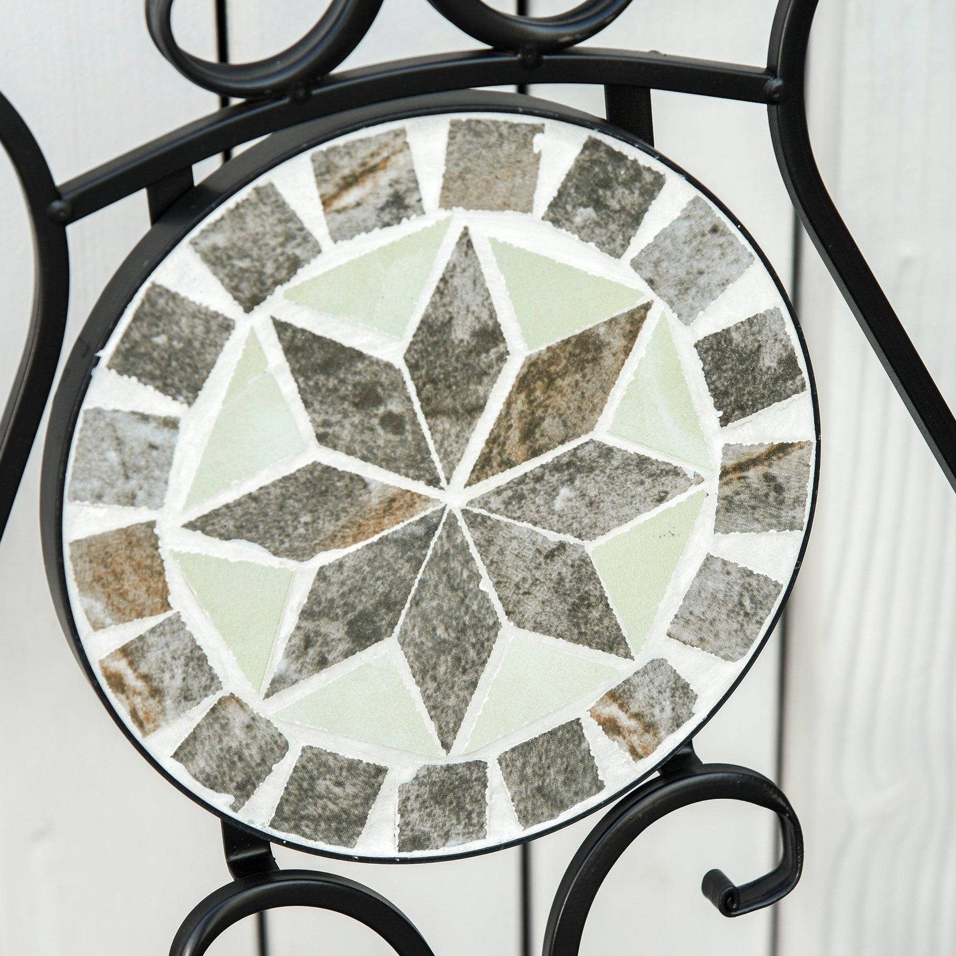 Outsunny Mosaic Outdoor Bistro Set - ALL4U RETAILER LTD