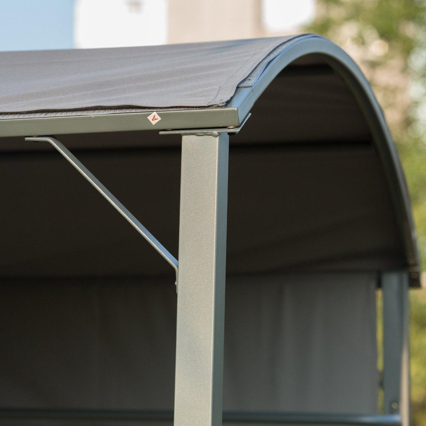 Outsunny Outdoor BBQ Canopy - Grey - ALL4U RETAILER LTD