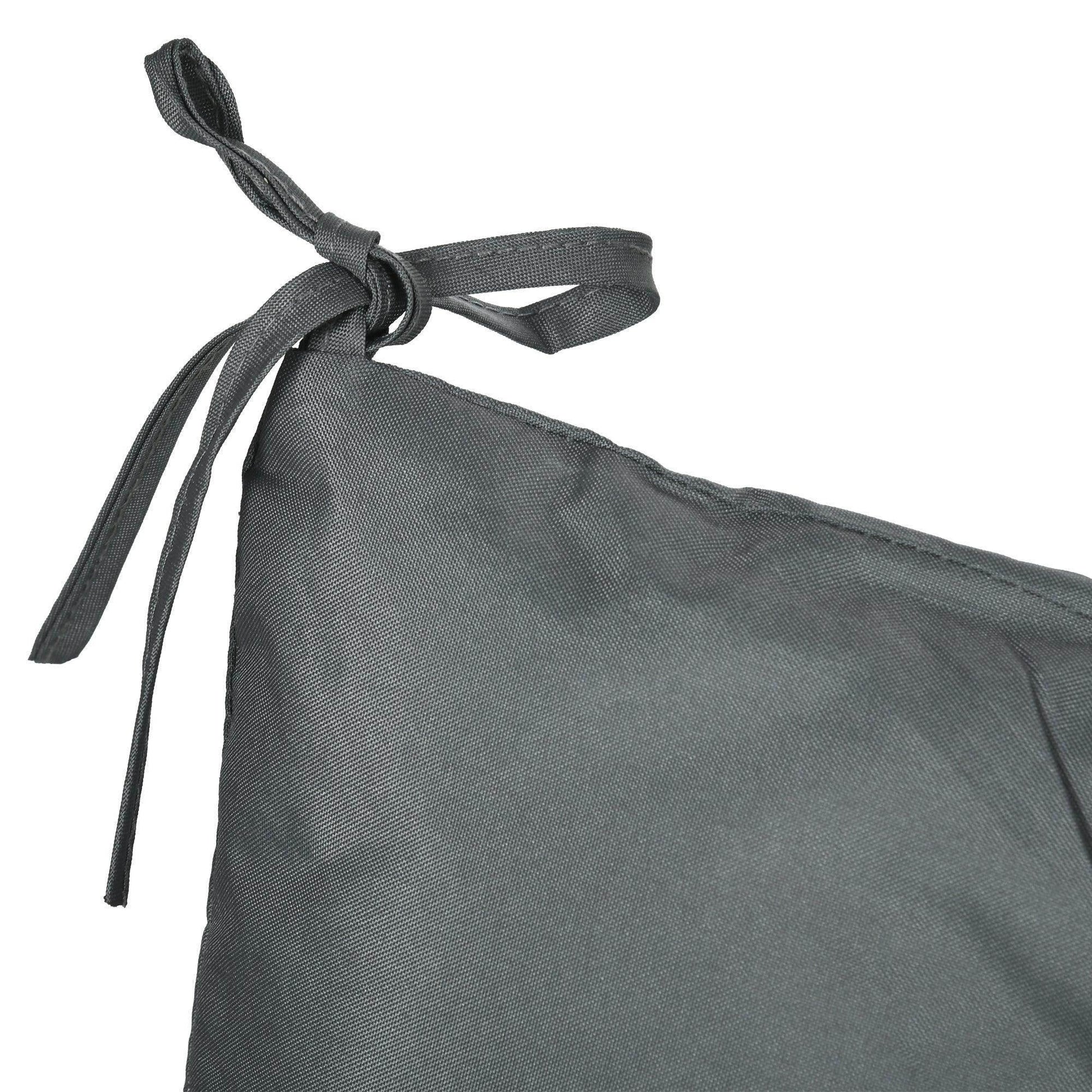 Outsunny Outdoor Bench Cushion, 150 cm, Dark Grey - ALL4U RETAILER LTD