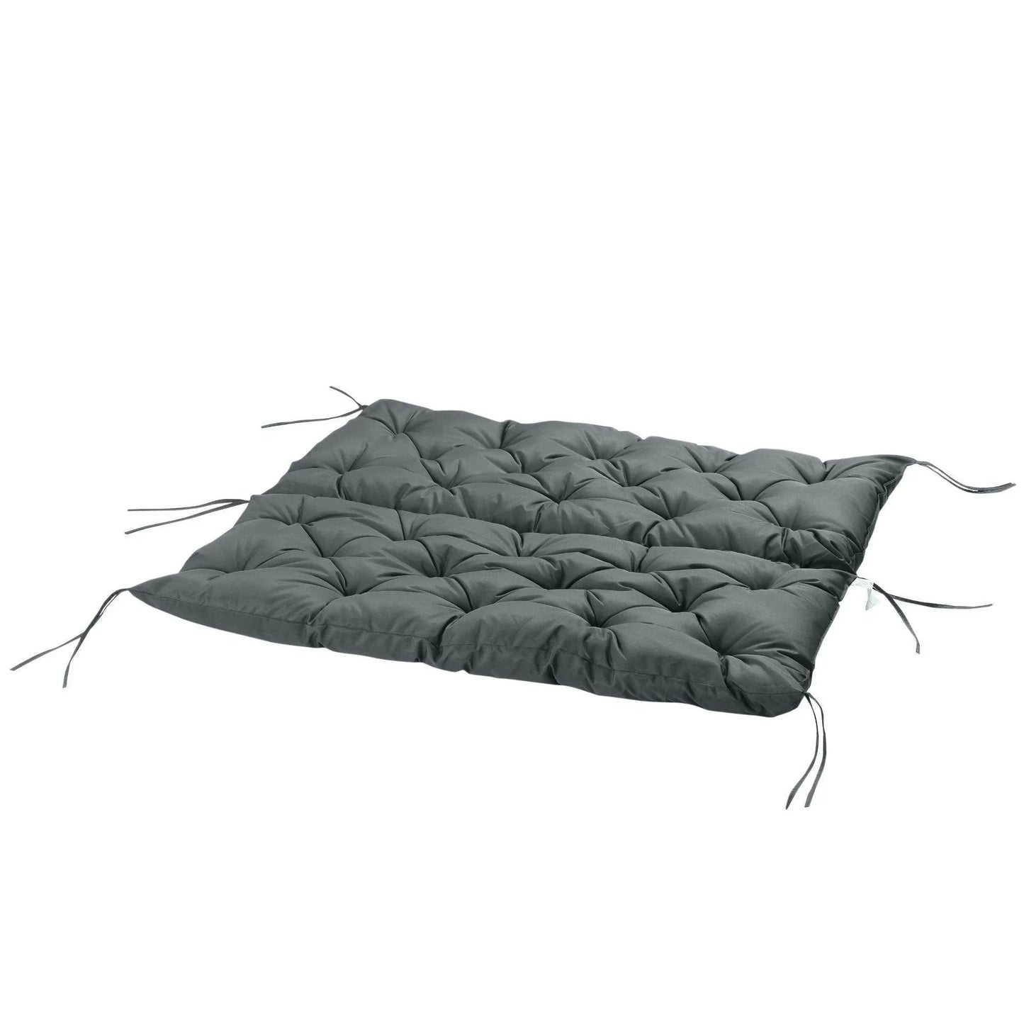 Outsunny Outdoor Bench Cushion, 2 Seater Swing Chair - Dark Grey - ALL4U RETAILER LTD