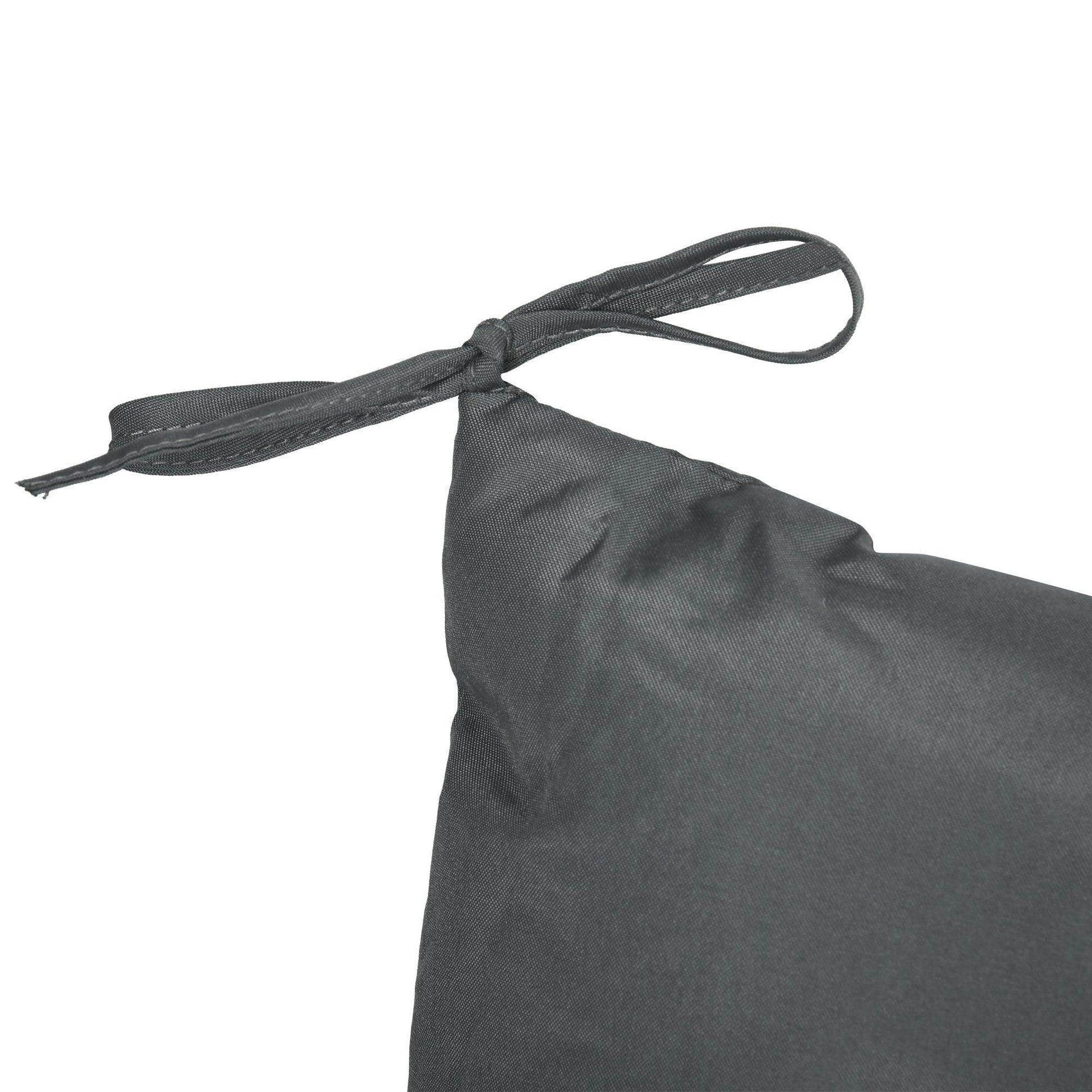 Outsunny Outdoor Bench Cushion, 2 Seater Swing Chair - Dark Grey - ALL4U RETAILER LTD