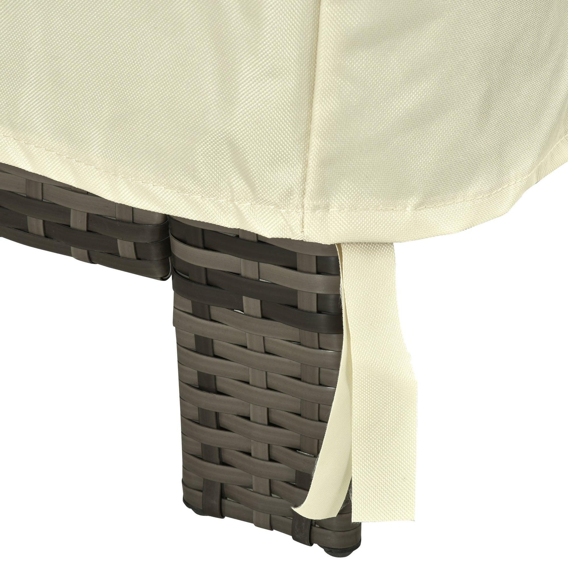 Outsunny Outdoor Chair Cover Waterproof Oxford Cloth 68x87x44-77cm - ALL4U RETAILER LTD