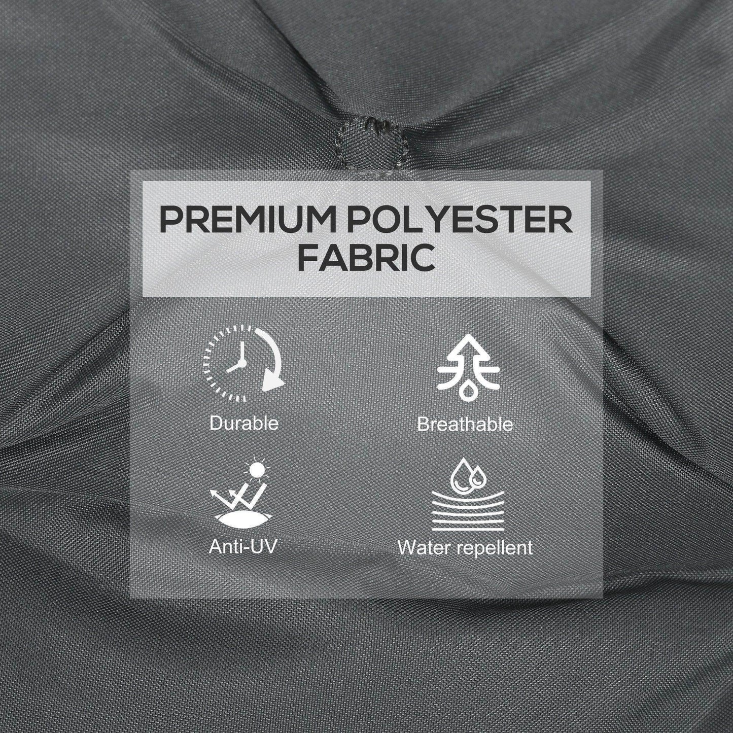Outsunny Outdoor Cushions: 2-Pack Comfortable Seat Pads - ALL4U RETAILER LTD