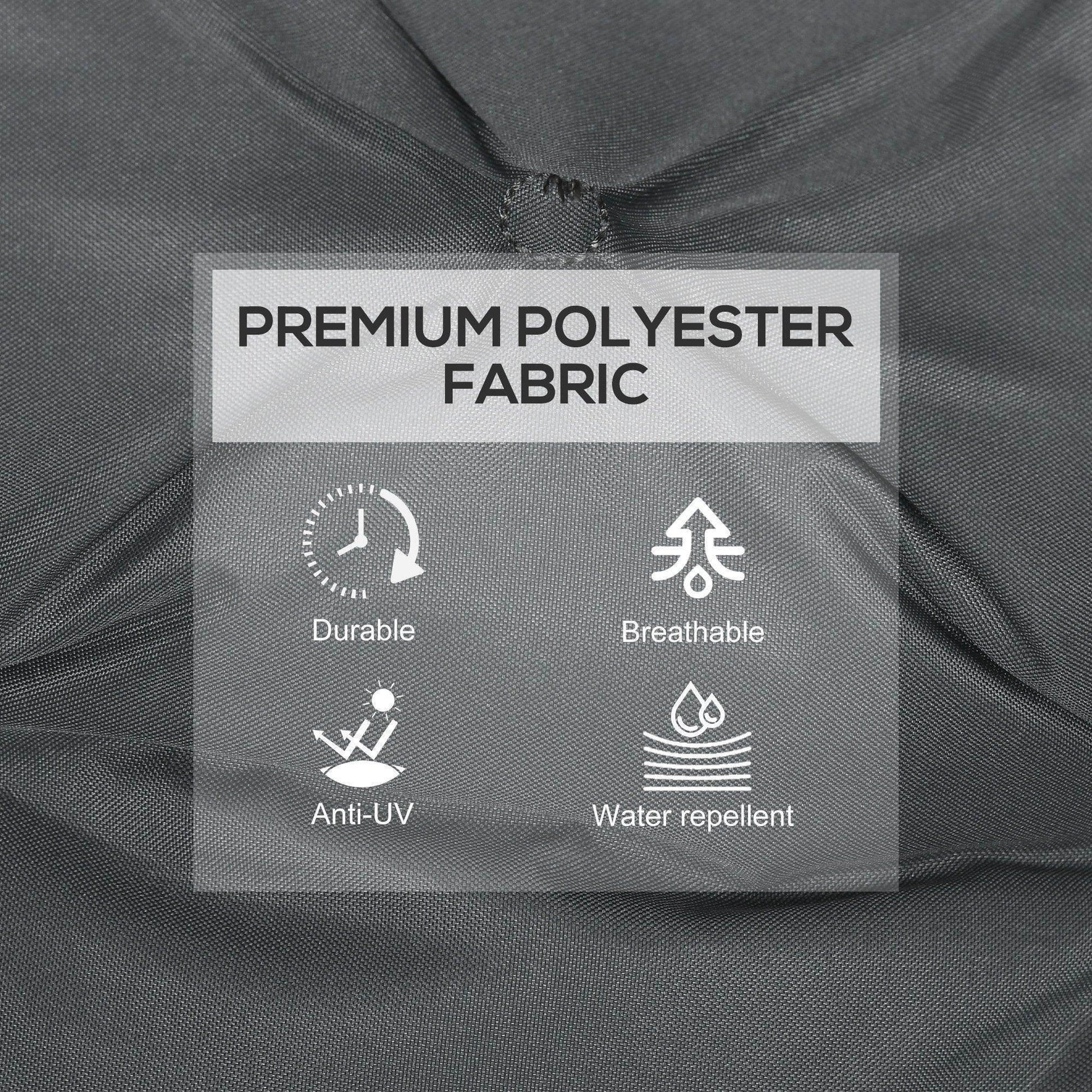 Outsunny Outdoor Cushions: 2-Pack Comfortable Seat Pads - ALL4U RETAILER LTD