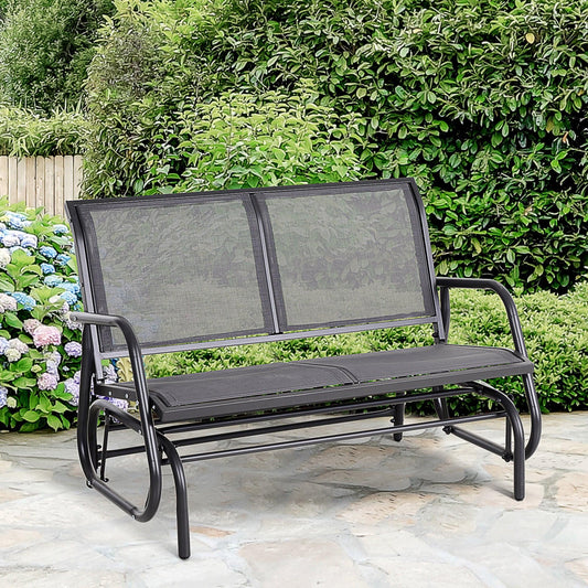 Outsunny Outdoor Double Swing Chair - Grey - ALL4U RETAILER LTD