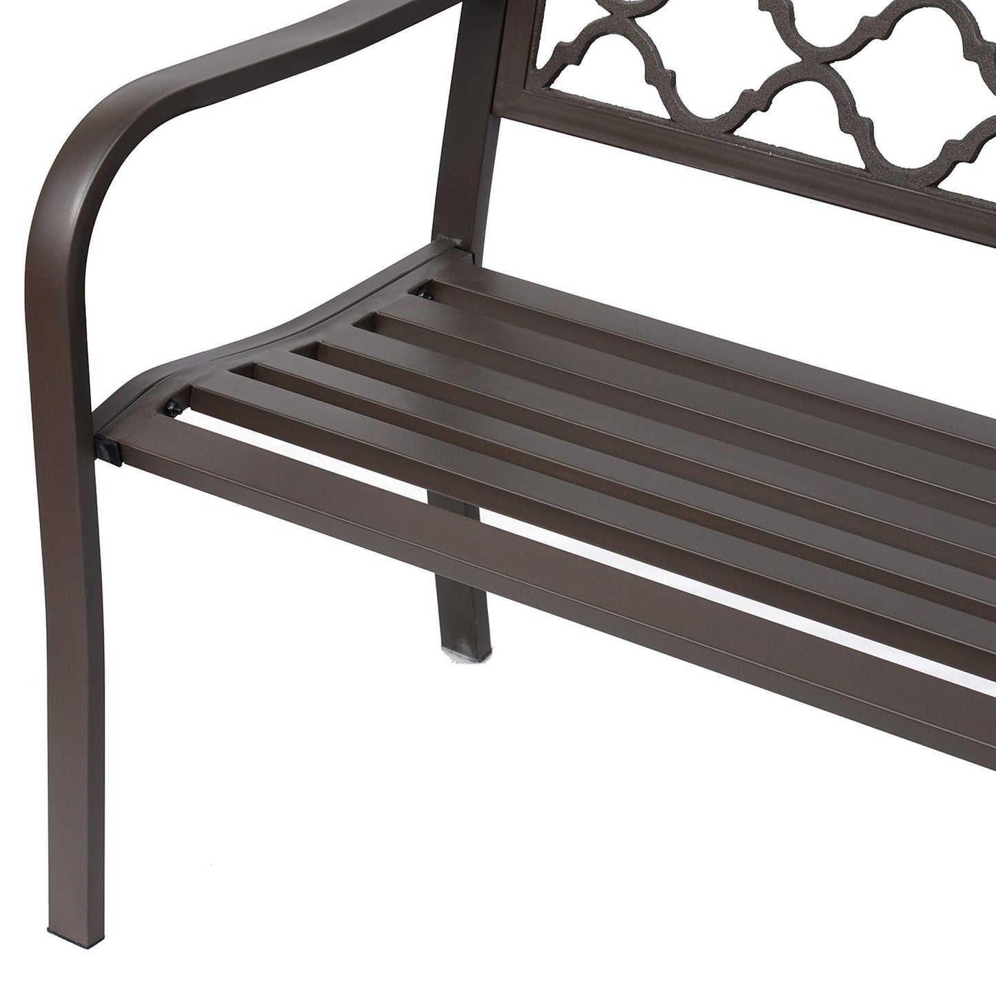 Outsunny Outdoor Garden Bench, Antique Style, Brown - ALL4U RETAILER LTD