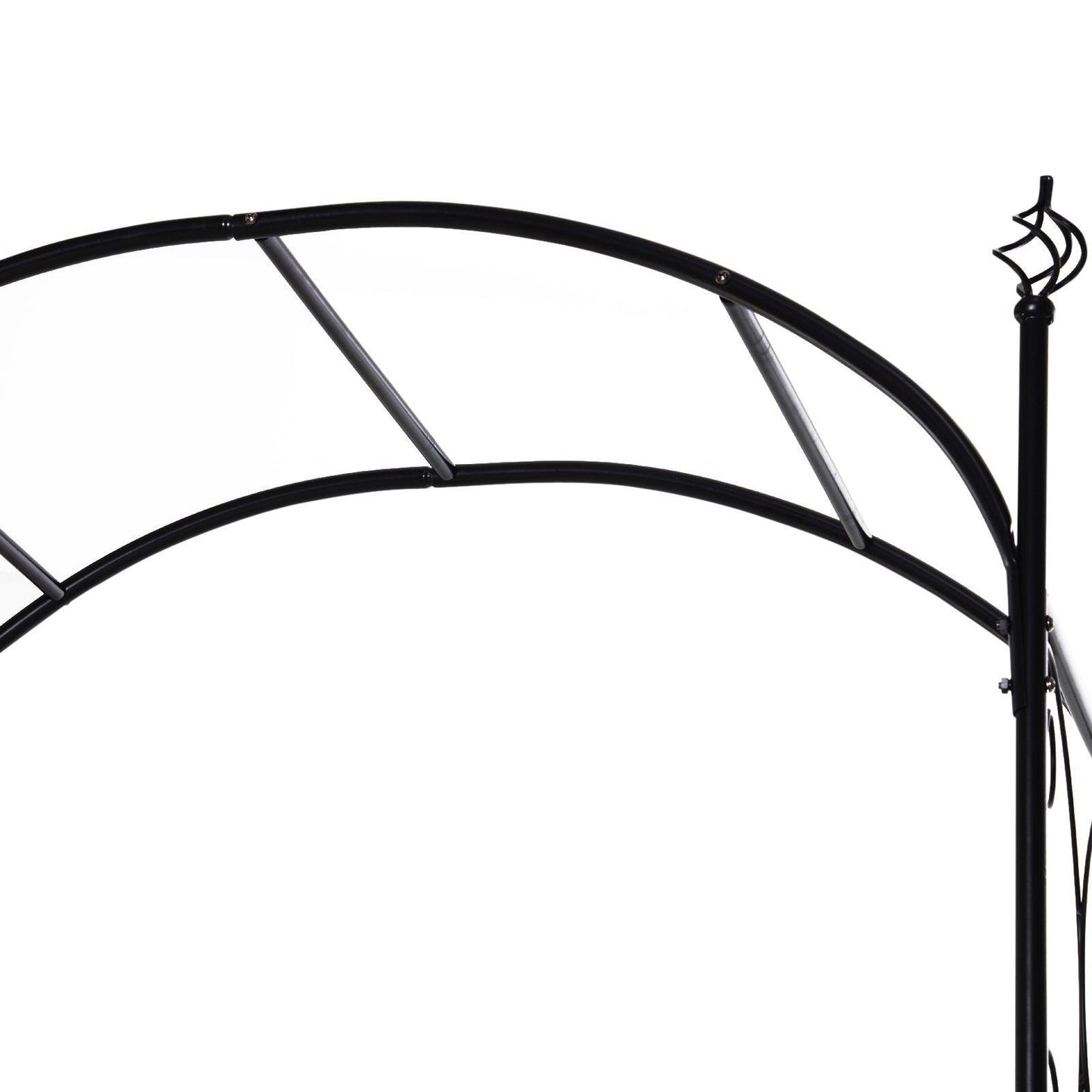 Outsunny Outdoor Metal Garden Archway - ALL4U RETAILER LTD