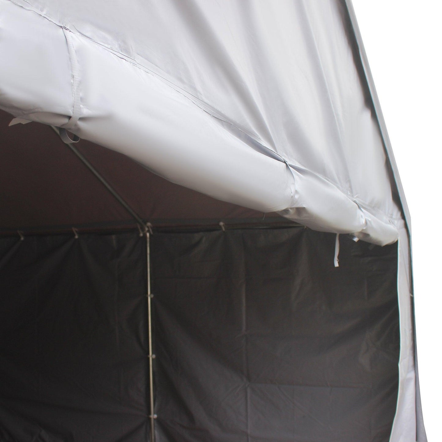 Outsunny Outdoor Party Canopy Tent - Dark Grey - ALL4U RETAILER LTD