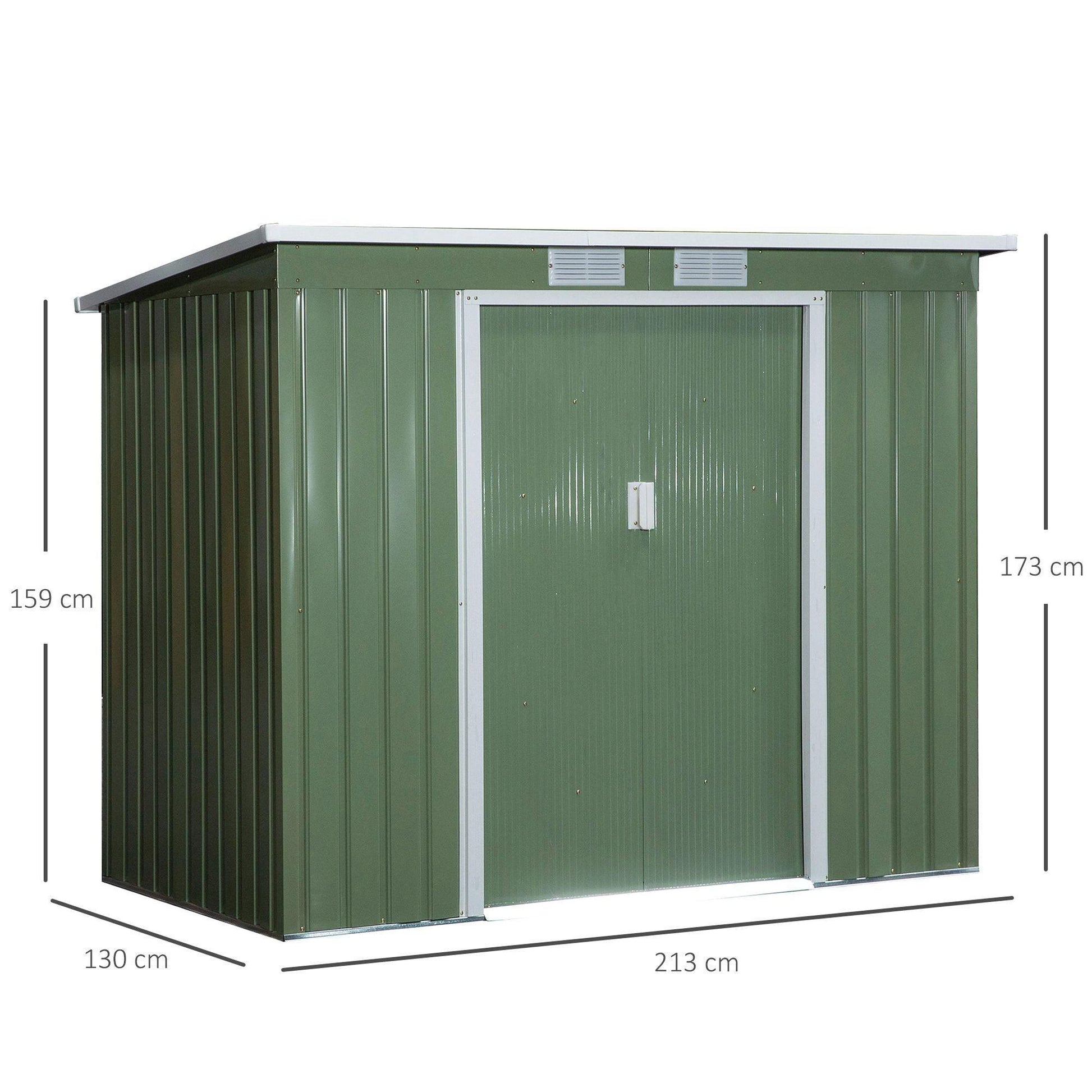 Outsunny Outdoor Storage Shed - Simple & Spacious - ALL4U RETAILER LTD